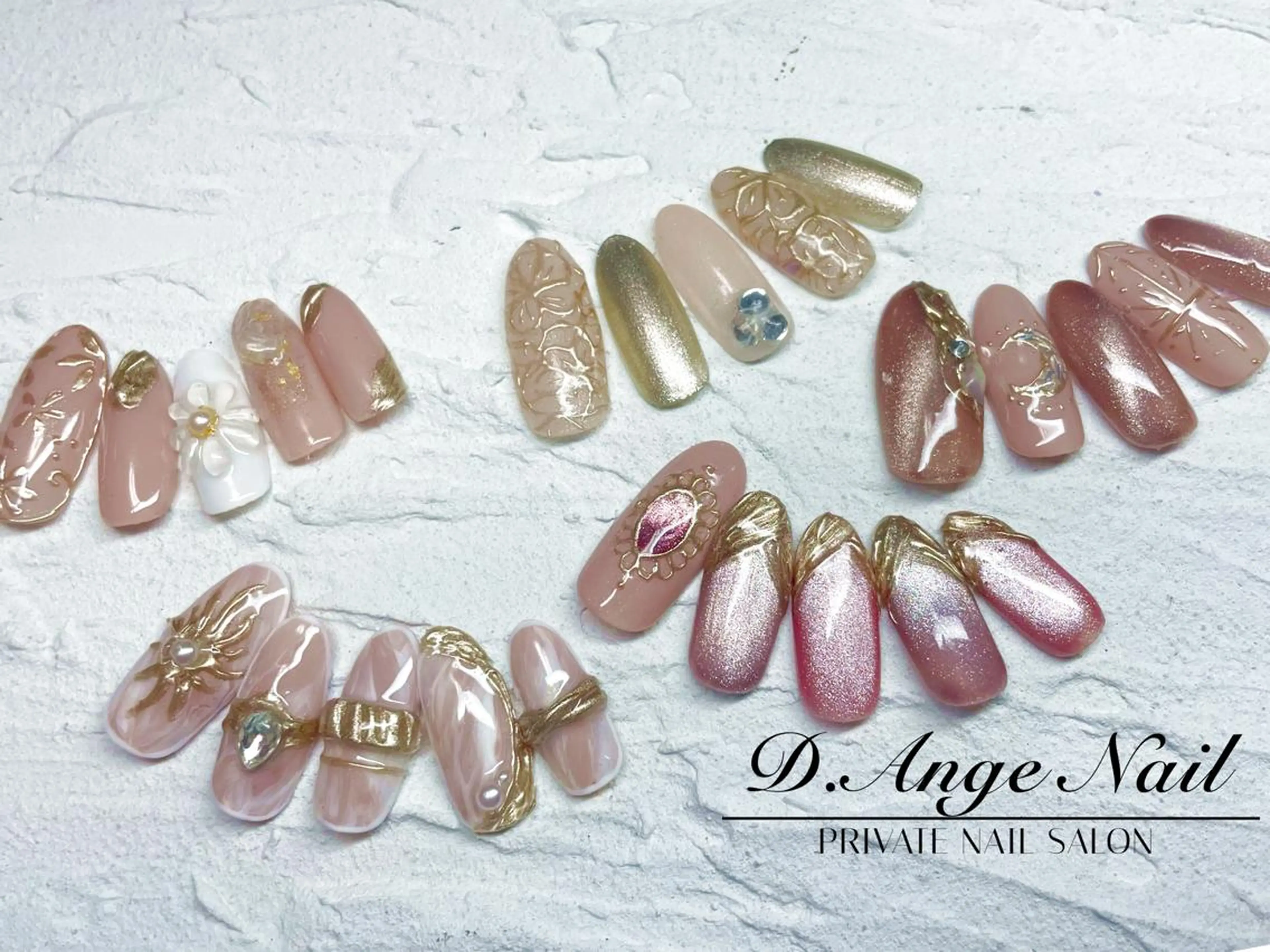 ネイル ゴージャス ハンドネイル D.Ange Nail Salon所属・D.Ange Nailのネイルデザイン