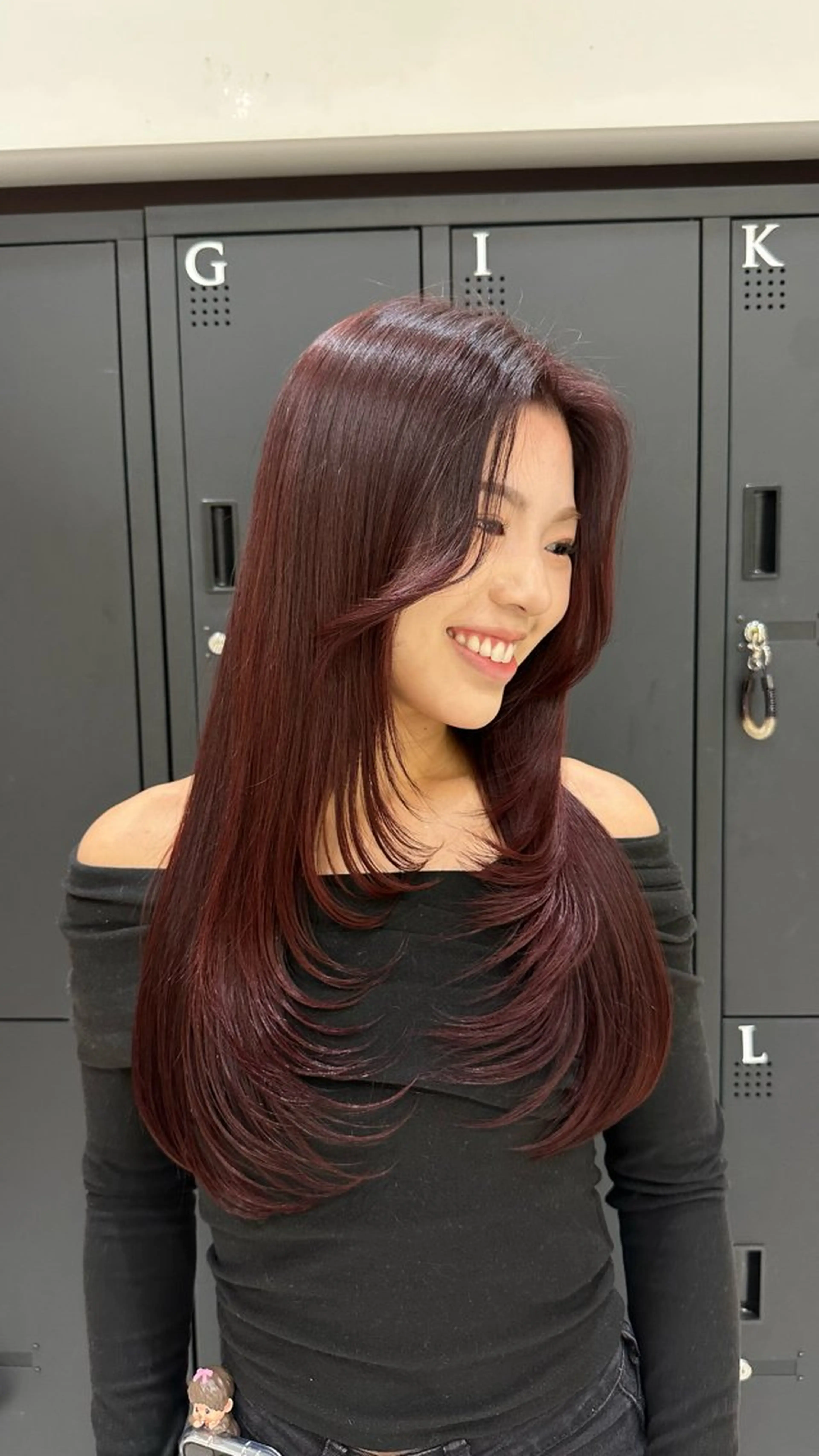 カラー レッドカラー カット ヘアカラー トリートメント 艶髪/ブリーチなし Wカラー🌺yuiのヘアスタイル