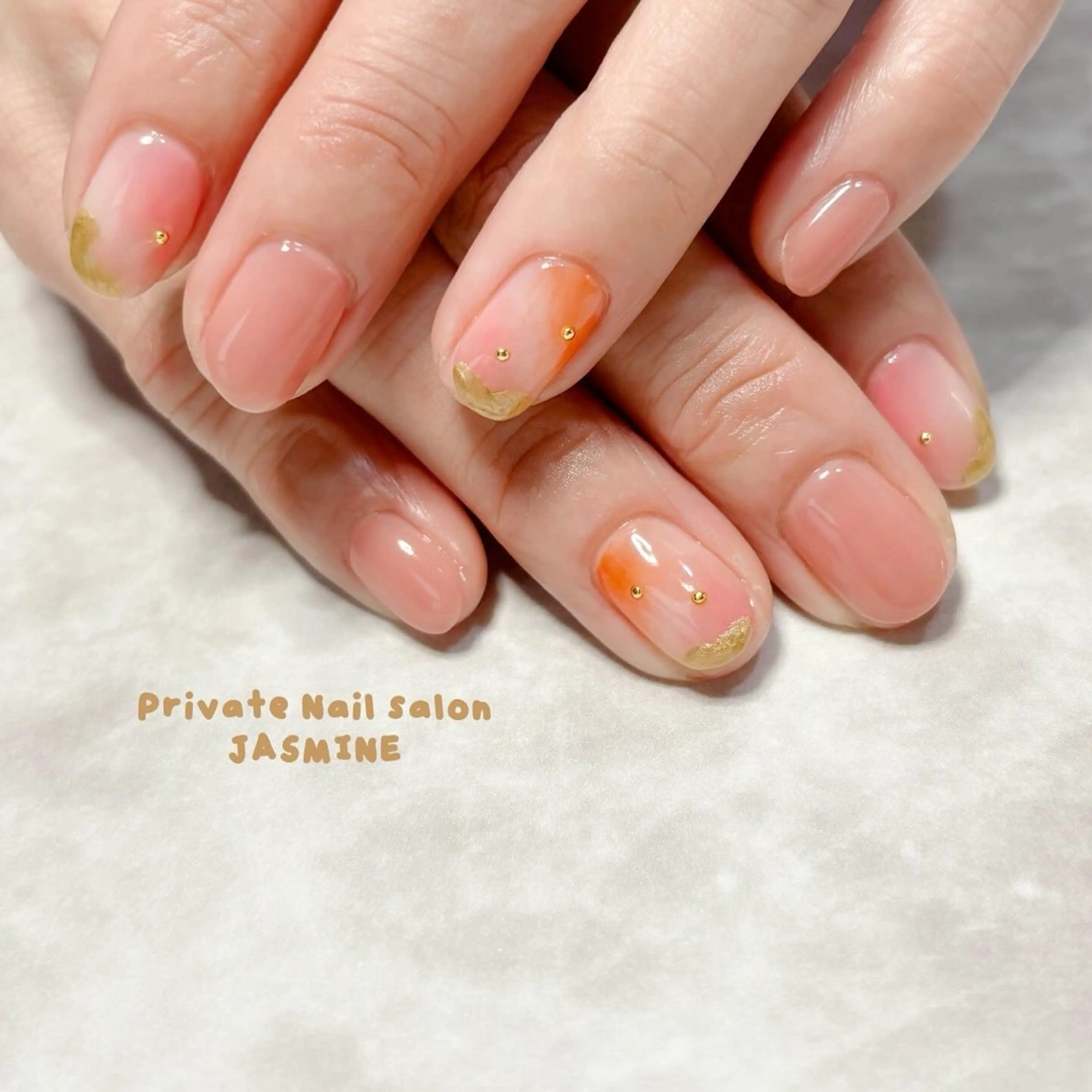 ネイル ニュアンスネイル シンプルネイル Nail salon JASMINEのネイルデザイン