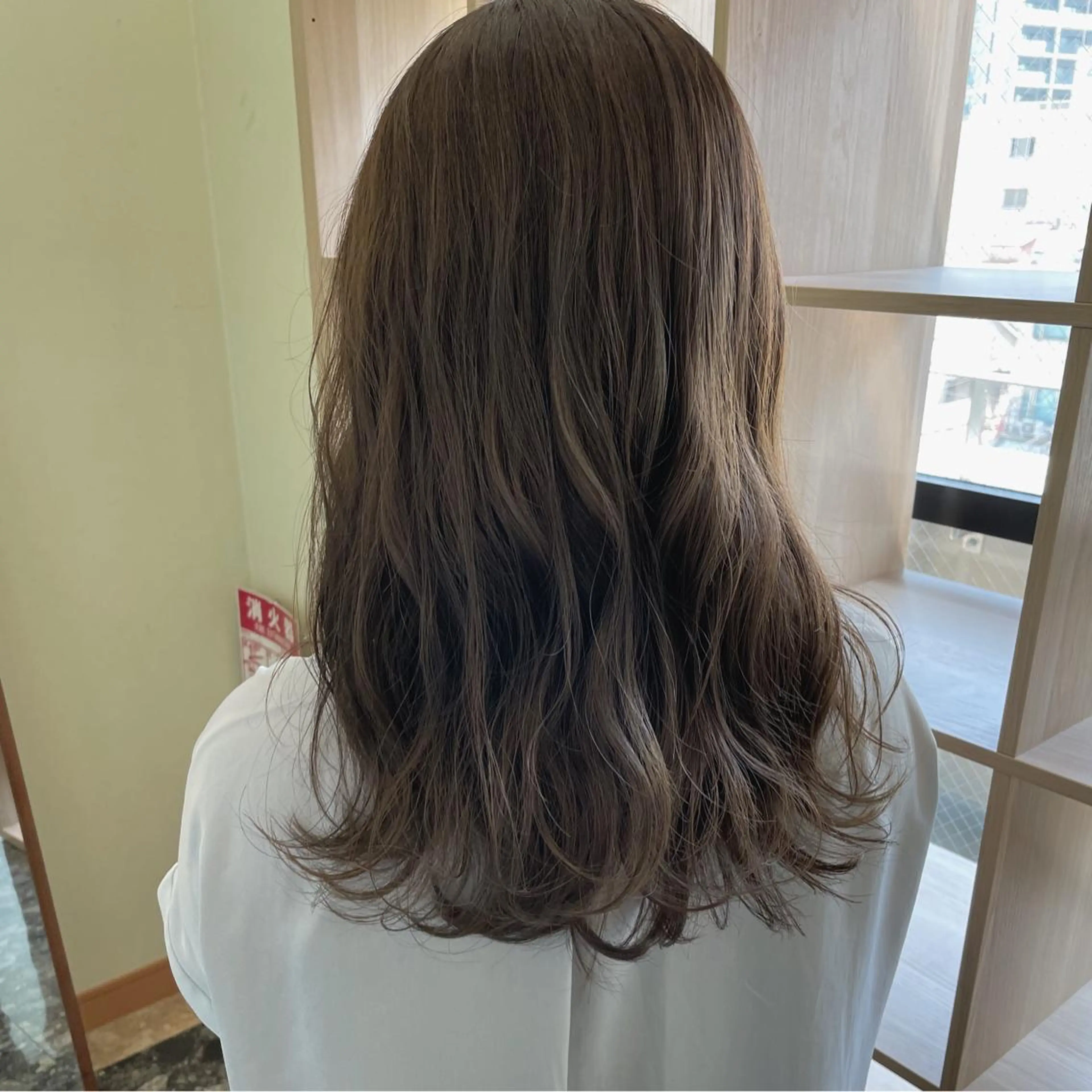 セミロング カラー 透明感カラー グレージュ 髪質改善とカラー特化 ✨Terraceのヘアスタイル