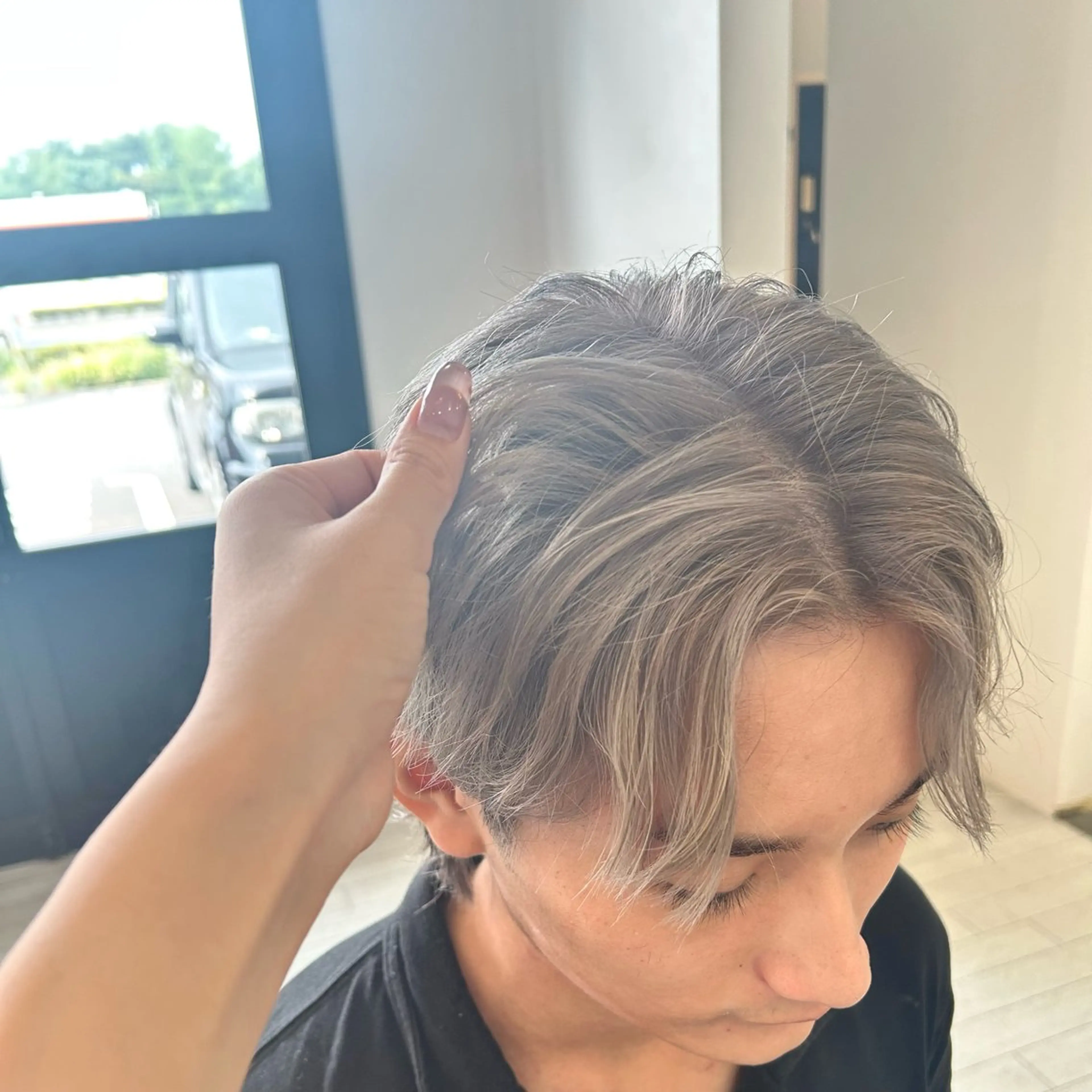 カラー メンズ メンズブリーチ ブリーチ ヘアカラー ♡BIANCA前橋 /金山 理子♡のヘアスタイル