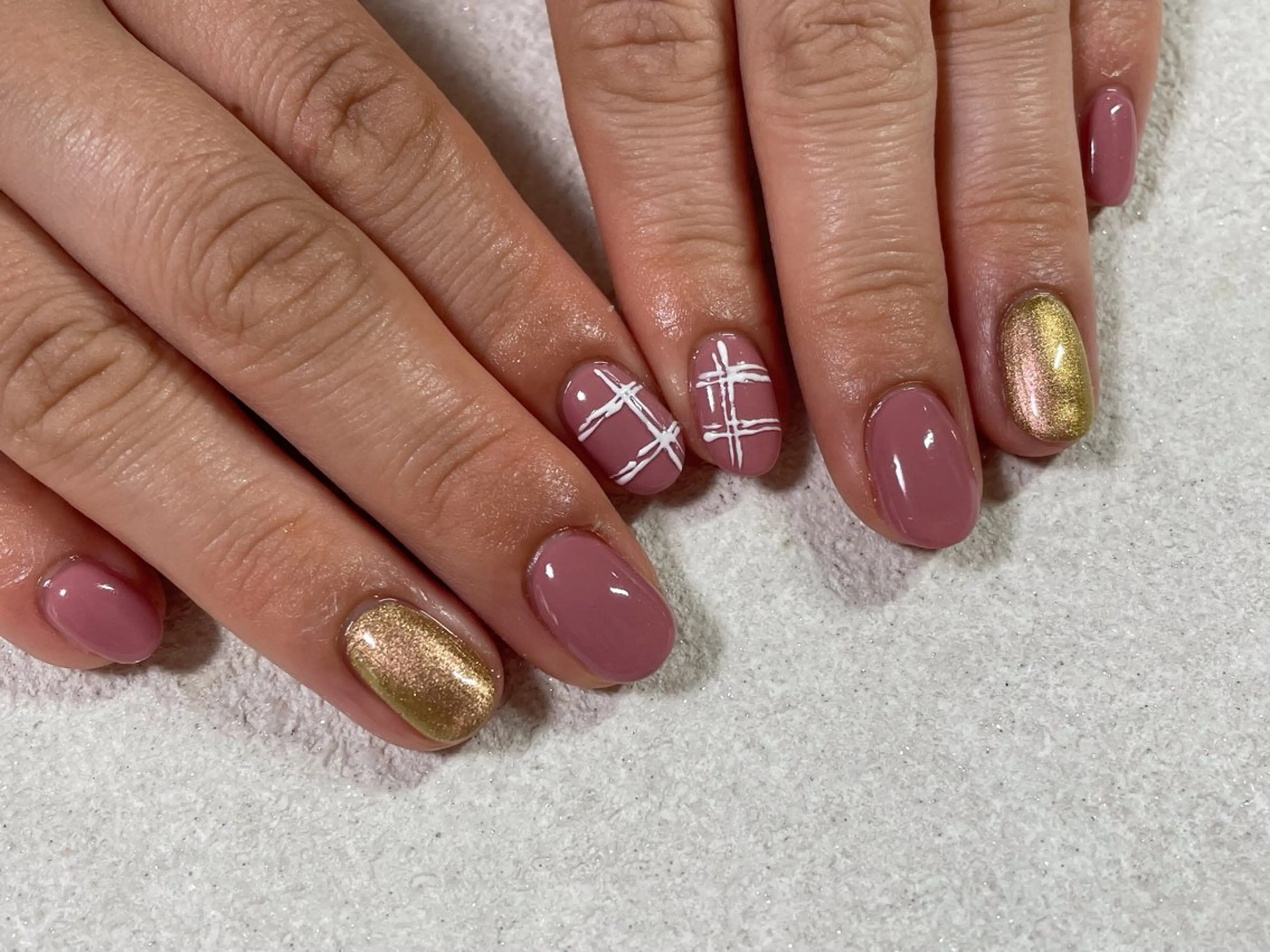 ネイル オーロラネイル フットネイル フレンチネイル ジェルネイル 韓国ネイル ハンドネイル kiki nail 二子玉川のネイルデザイン