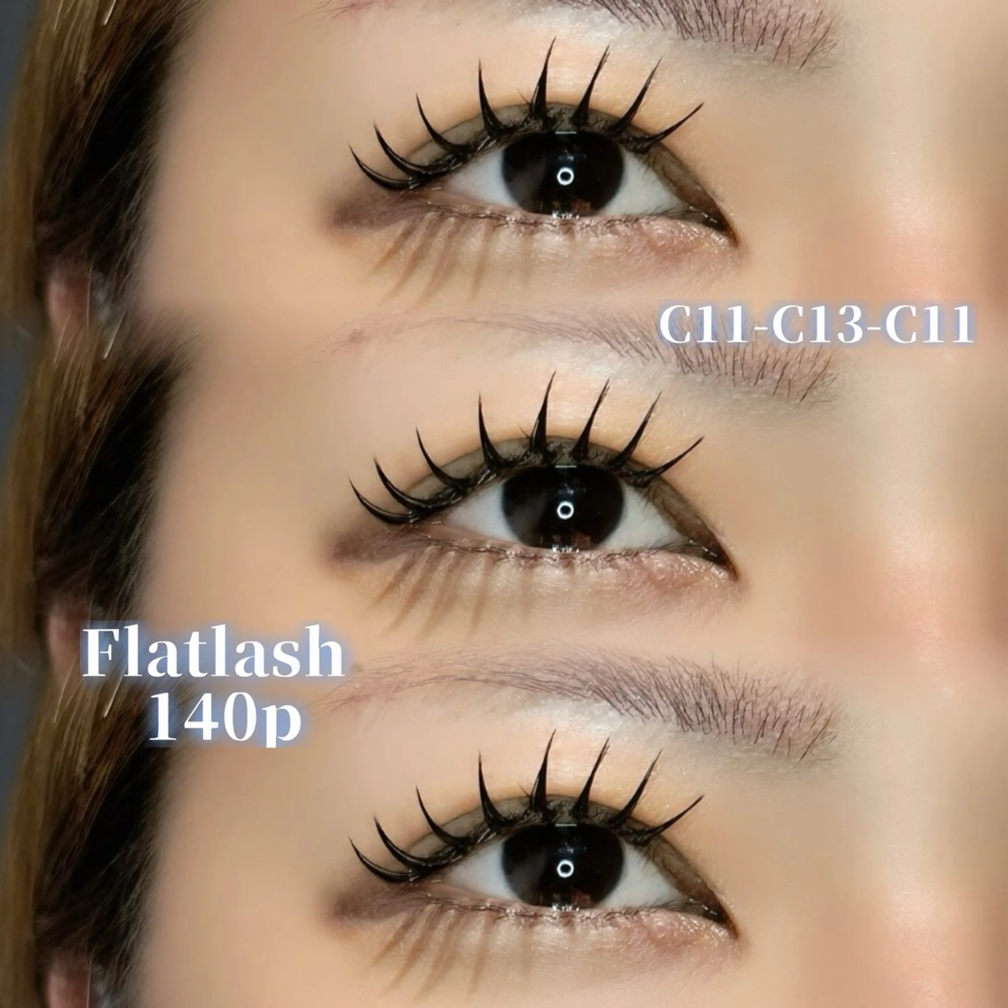 ⭐️1月限定クーポン⭐️ 𝑭𝒍𝒂𝒕 𝒍𝒂𝒔𝒉 100本➕アイシャンプー《10本/＋¥550》の写真