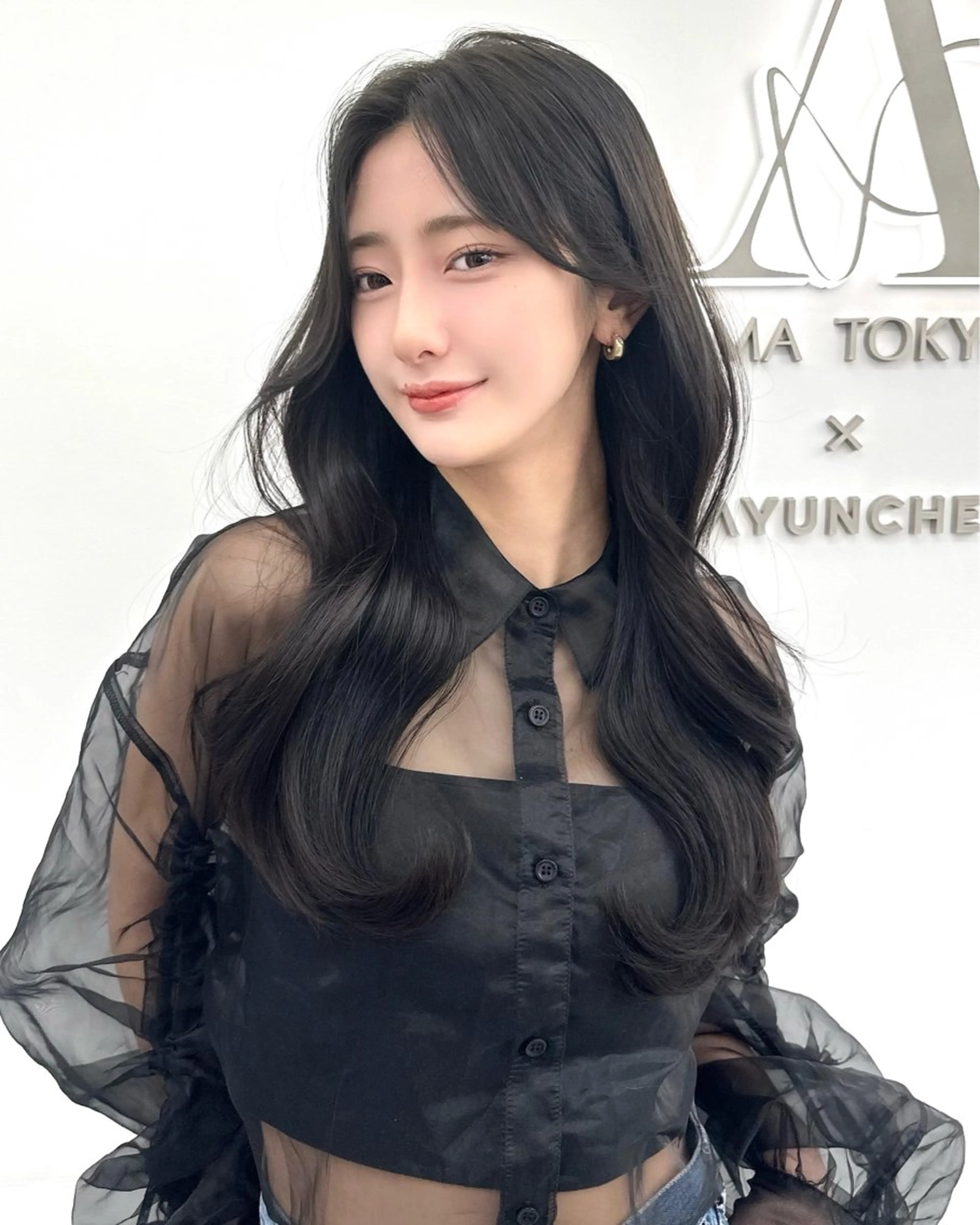 セミロング 韓国風ヘア レイヤーカット カット ヘアカラー トリートメント ヘッドスパ ヘアセット 前髪顔まわりカット 🌈中村海聖のヘアスタイル