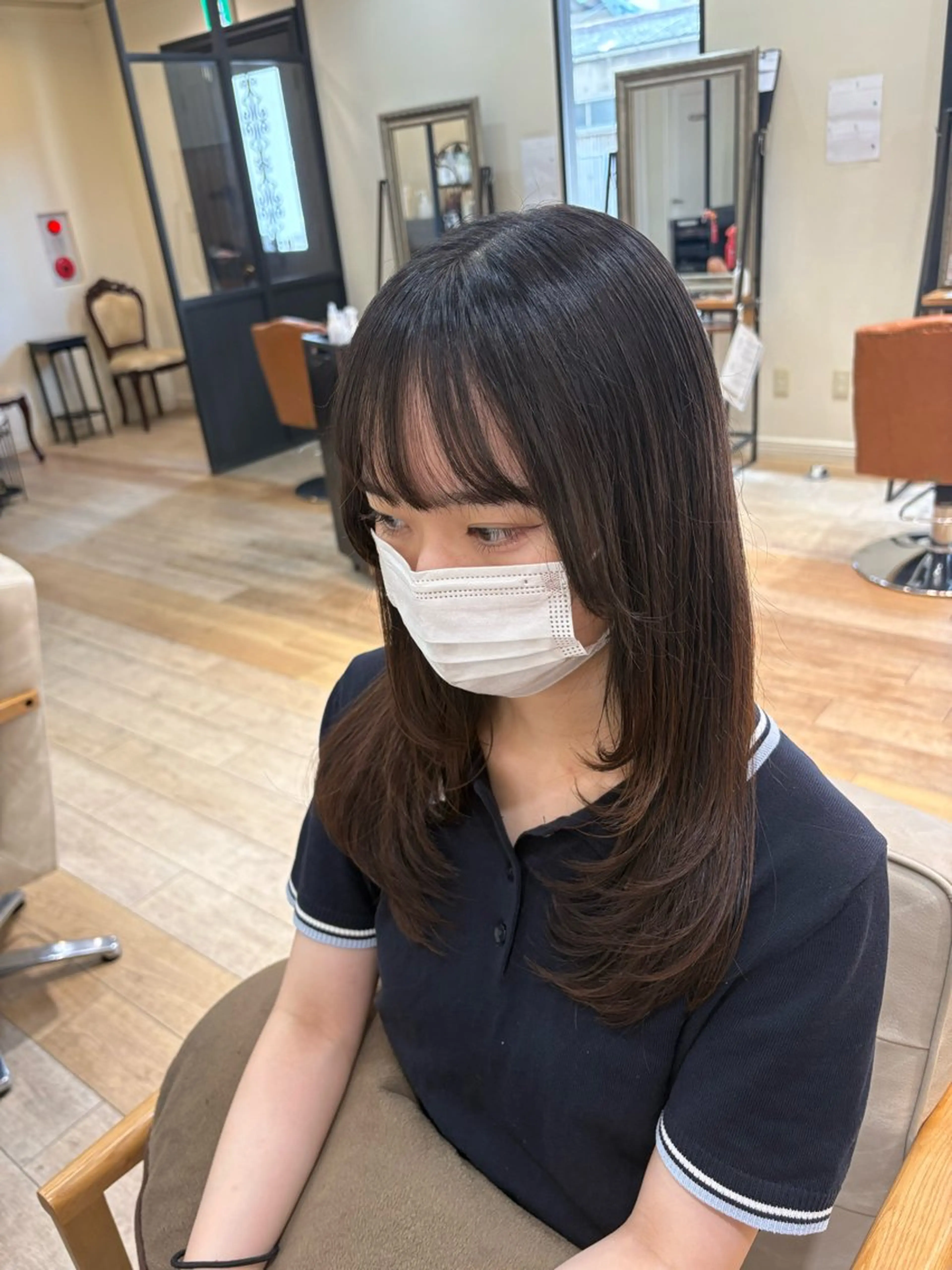 ロング カット しおり🍬 KOKORO🤍のヘアスタイル