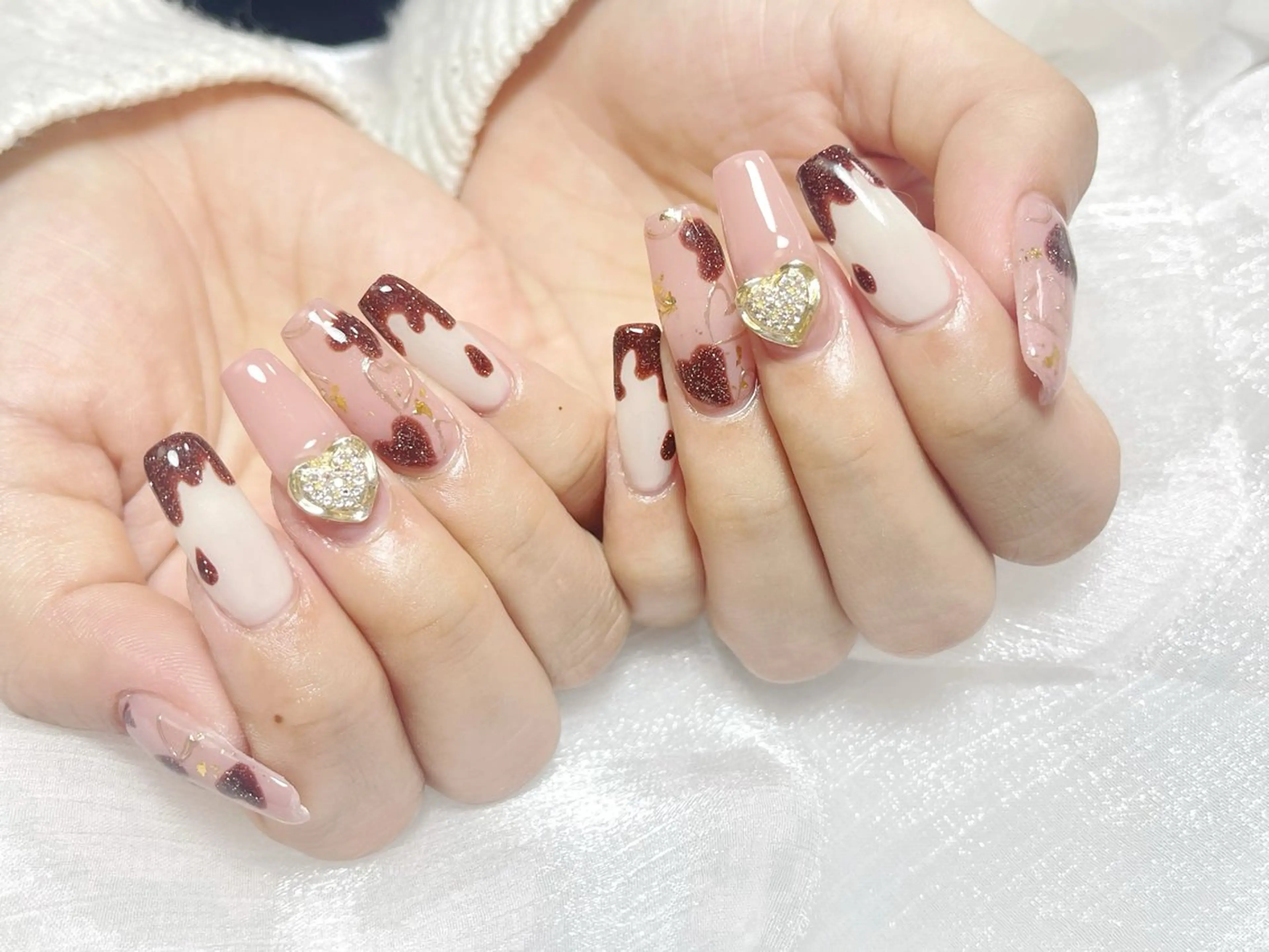 ネイル ハンドネイル 🎀ネイルサロン エクラYUI🎀のネイルデザイン