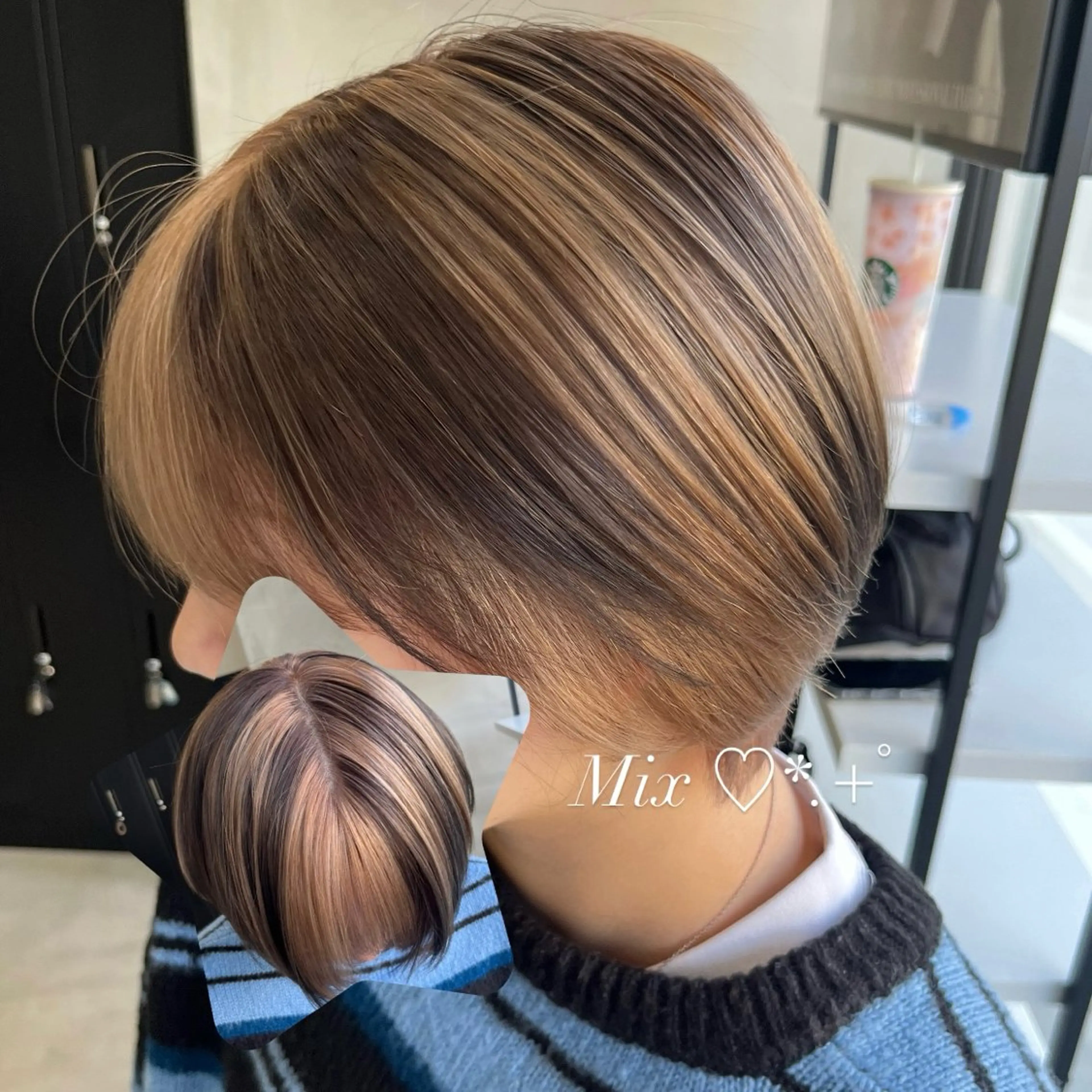 ショート カラー 中島 日菜のヘアスタイル