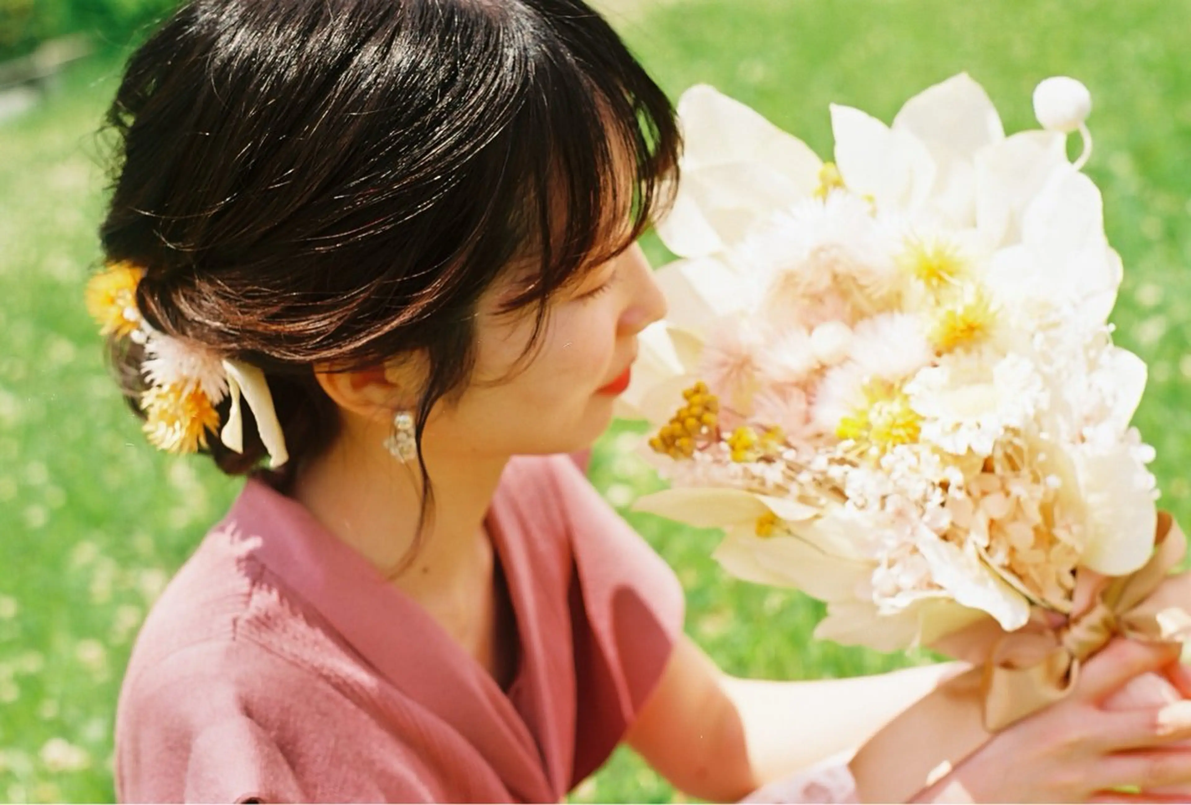 セミロング カラー hair room a-to所属・前出 福生のヘアスタイル