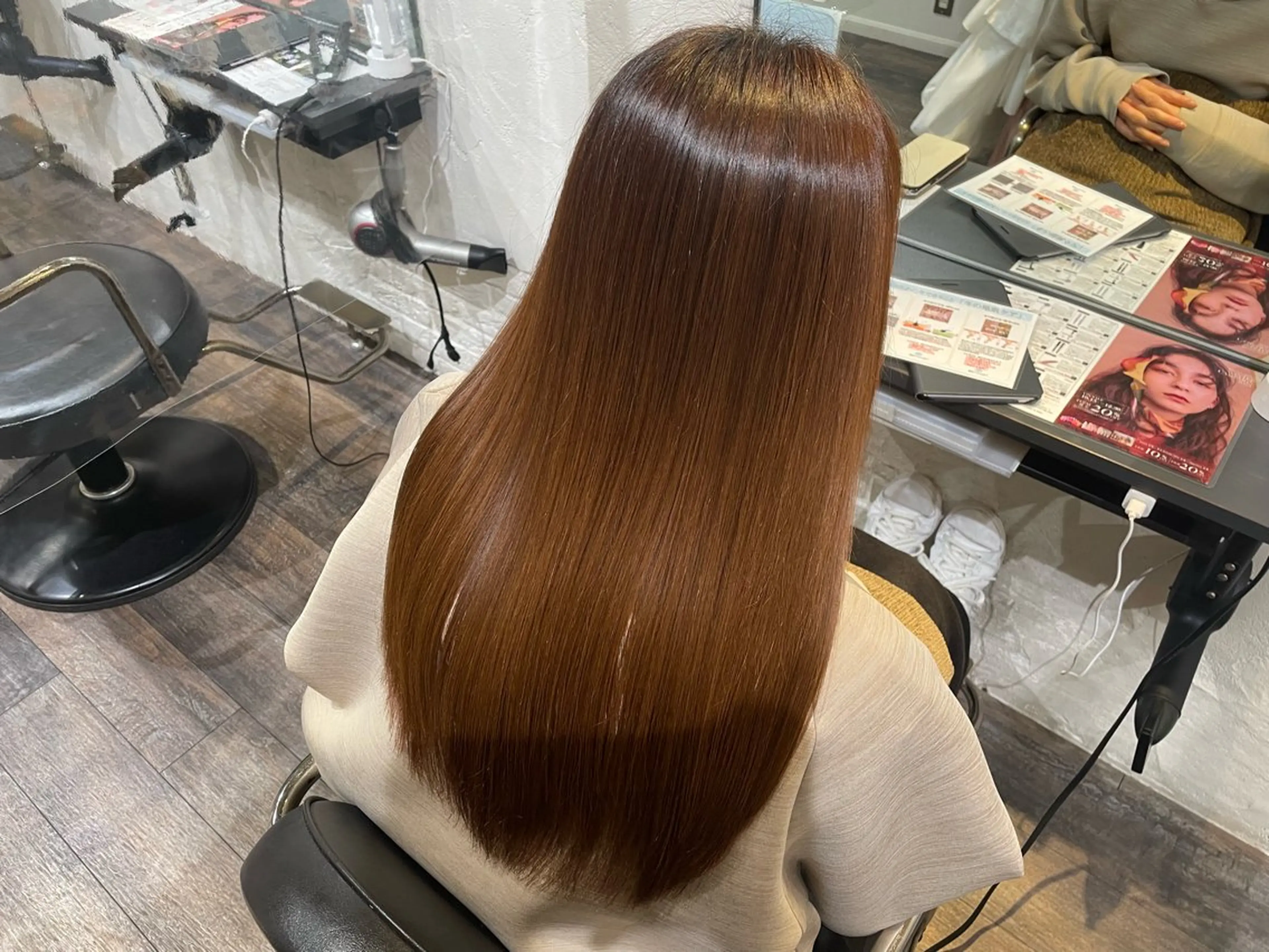 ロング カラー トリートメント 赤み無し柔らかカラー 【梅田】madokaのヘアスタイル