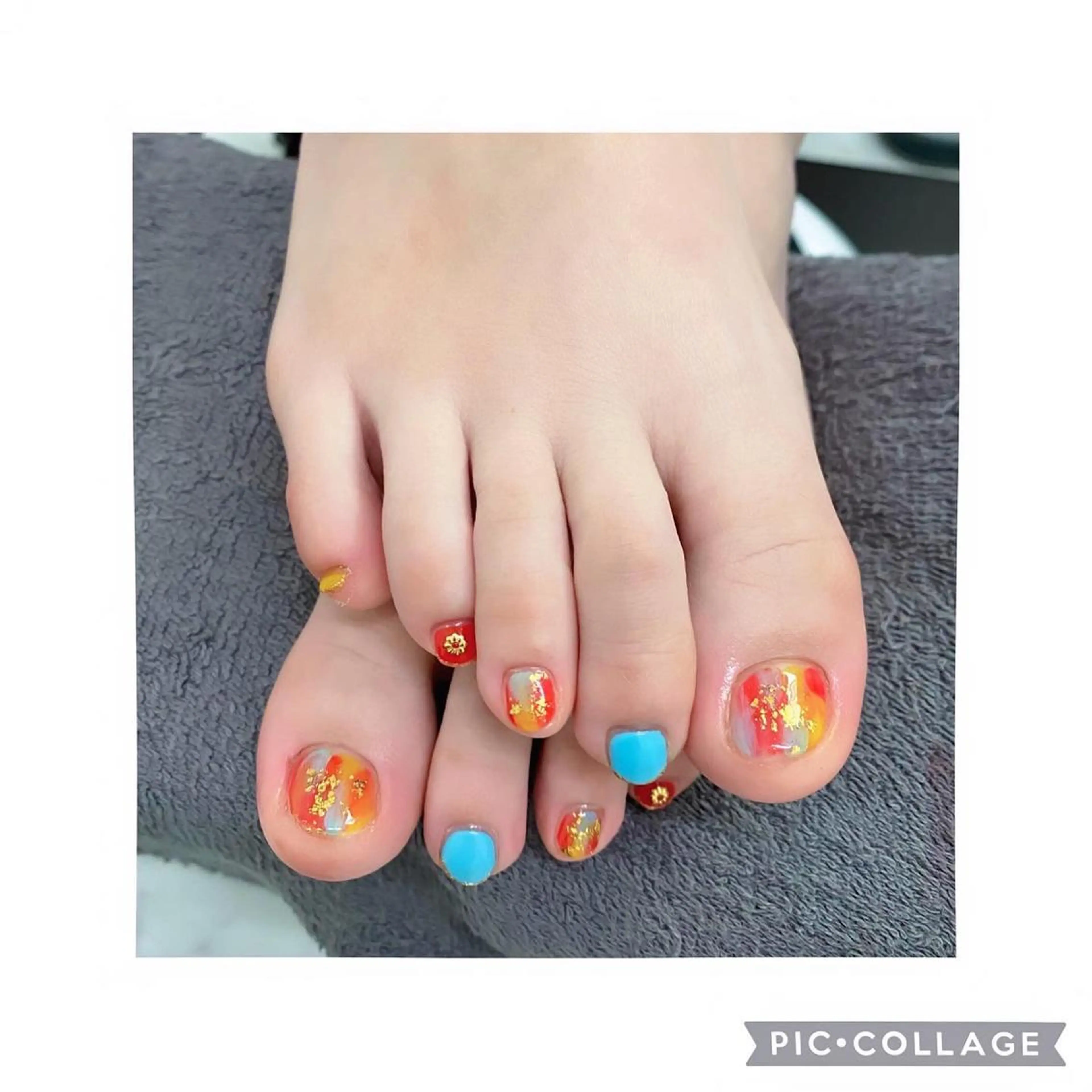 ネイル アートネイル フットネイル 持ち込み フットネイル BeautySalonGemmy所属・Gemmy 愛美のエステ・リラクイメージ