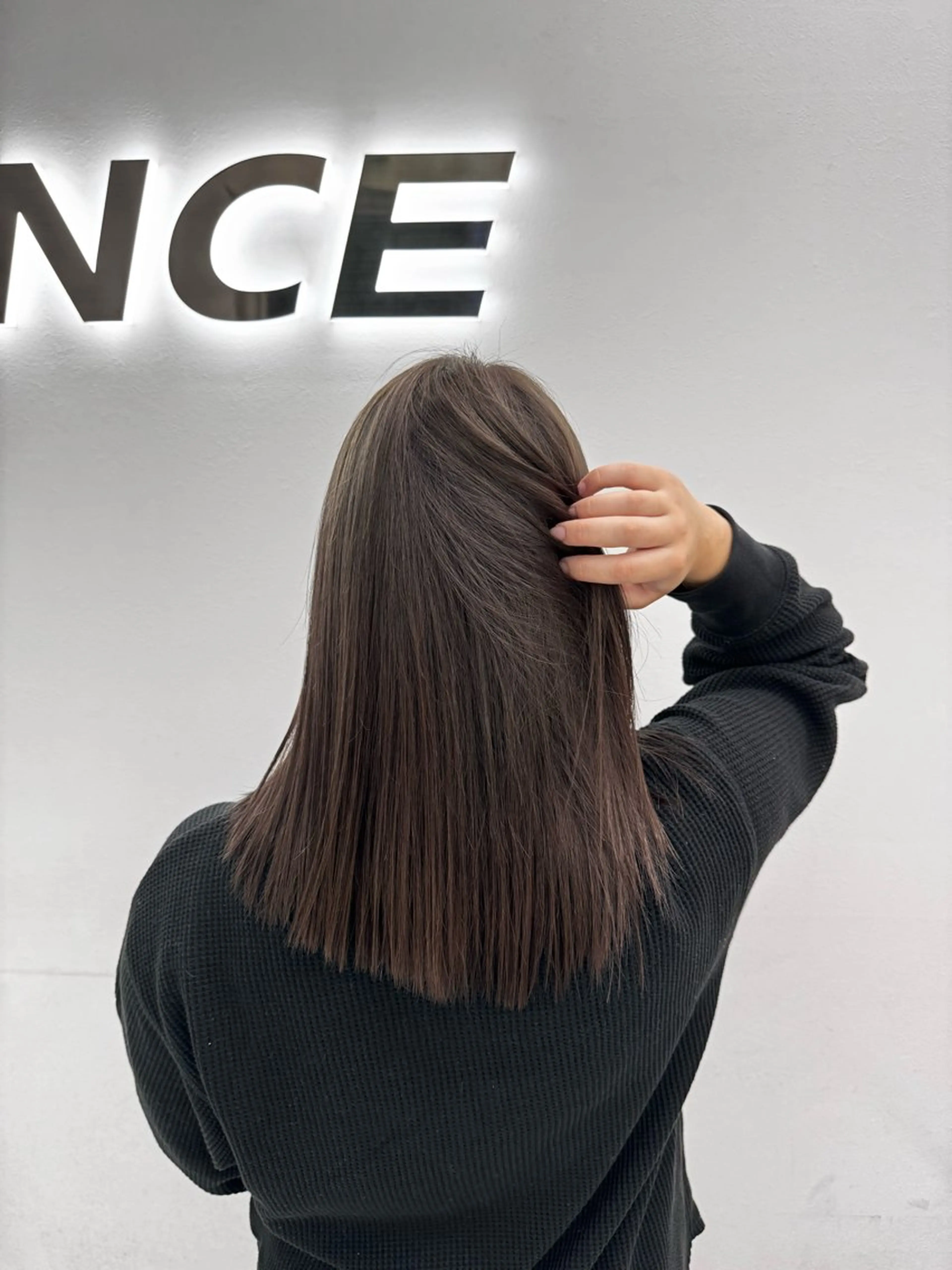 セミロング カット ヘアカラー トリートメント ヘアセット GO TODAY 原宿Verno店所属・韓国系支持率No.1 レイヤー特化/きょうのヘアスタイル