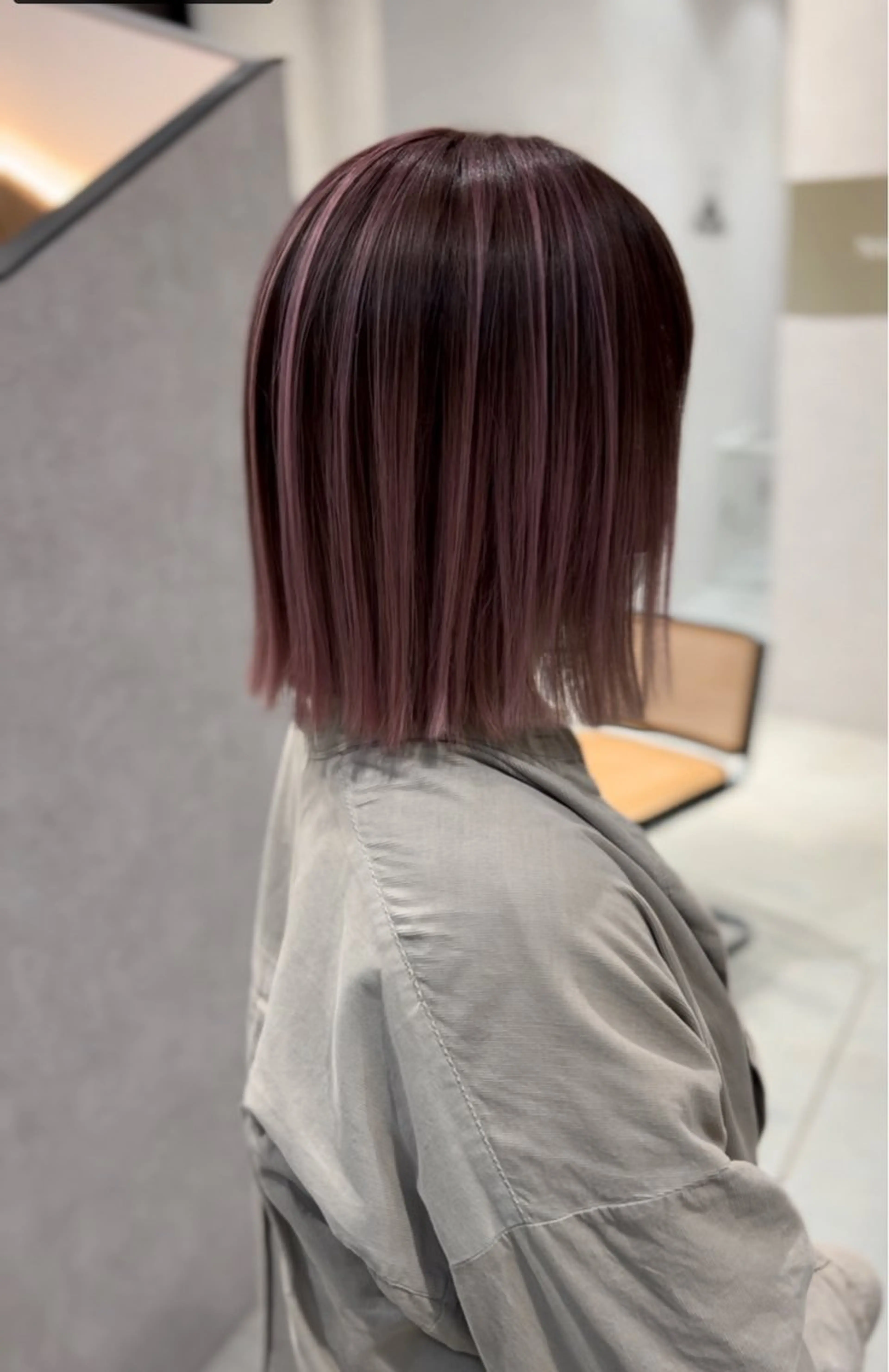 ミディアム カラー バレイヤージュ レイヤーカット ヘアカラー トリートメント 🌿小川 大輔🌿のヘアスタイル