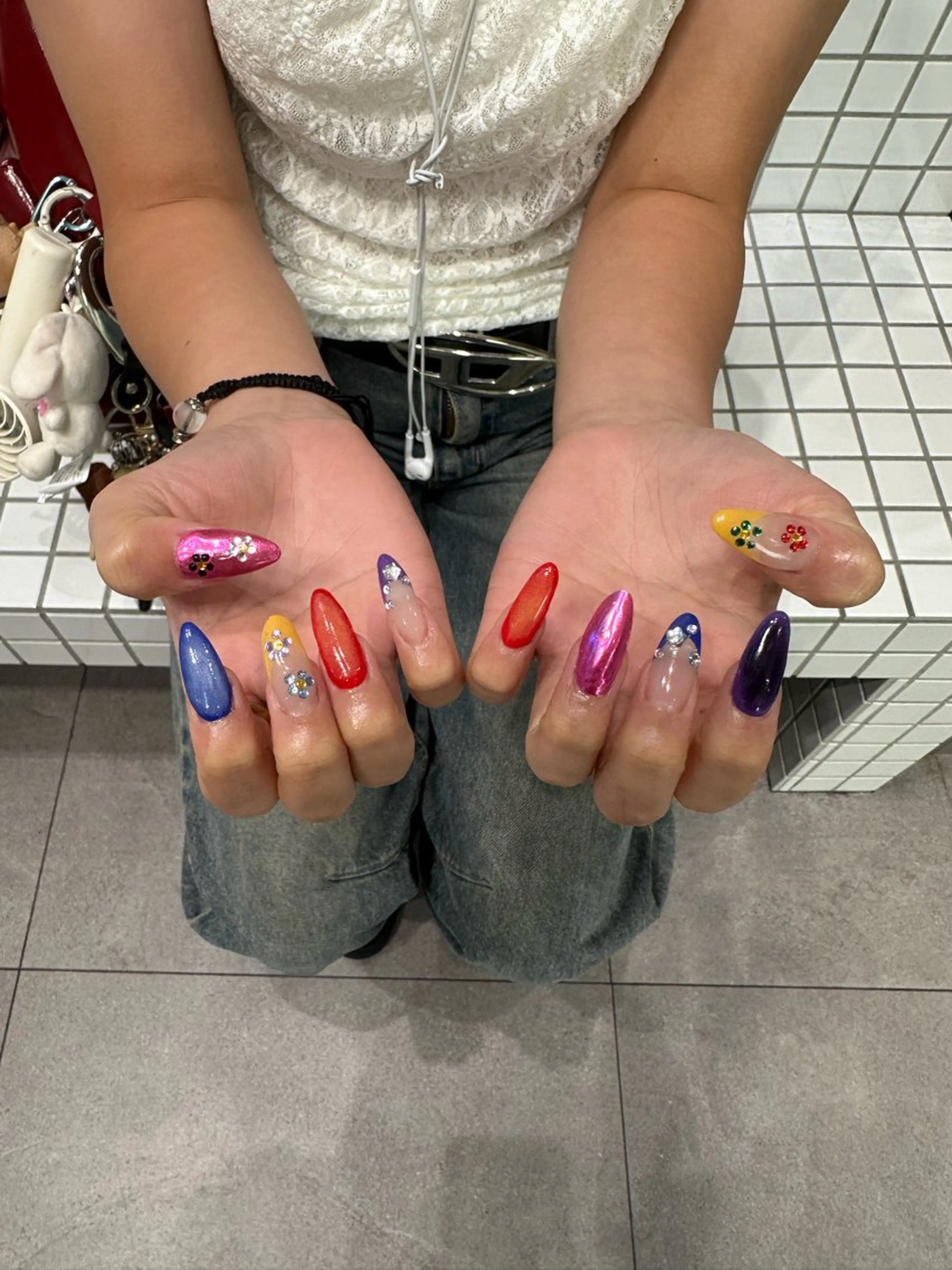 ネイル 夏ネイル eye/nail⋆. shiho.:*☆のヘアスタイル