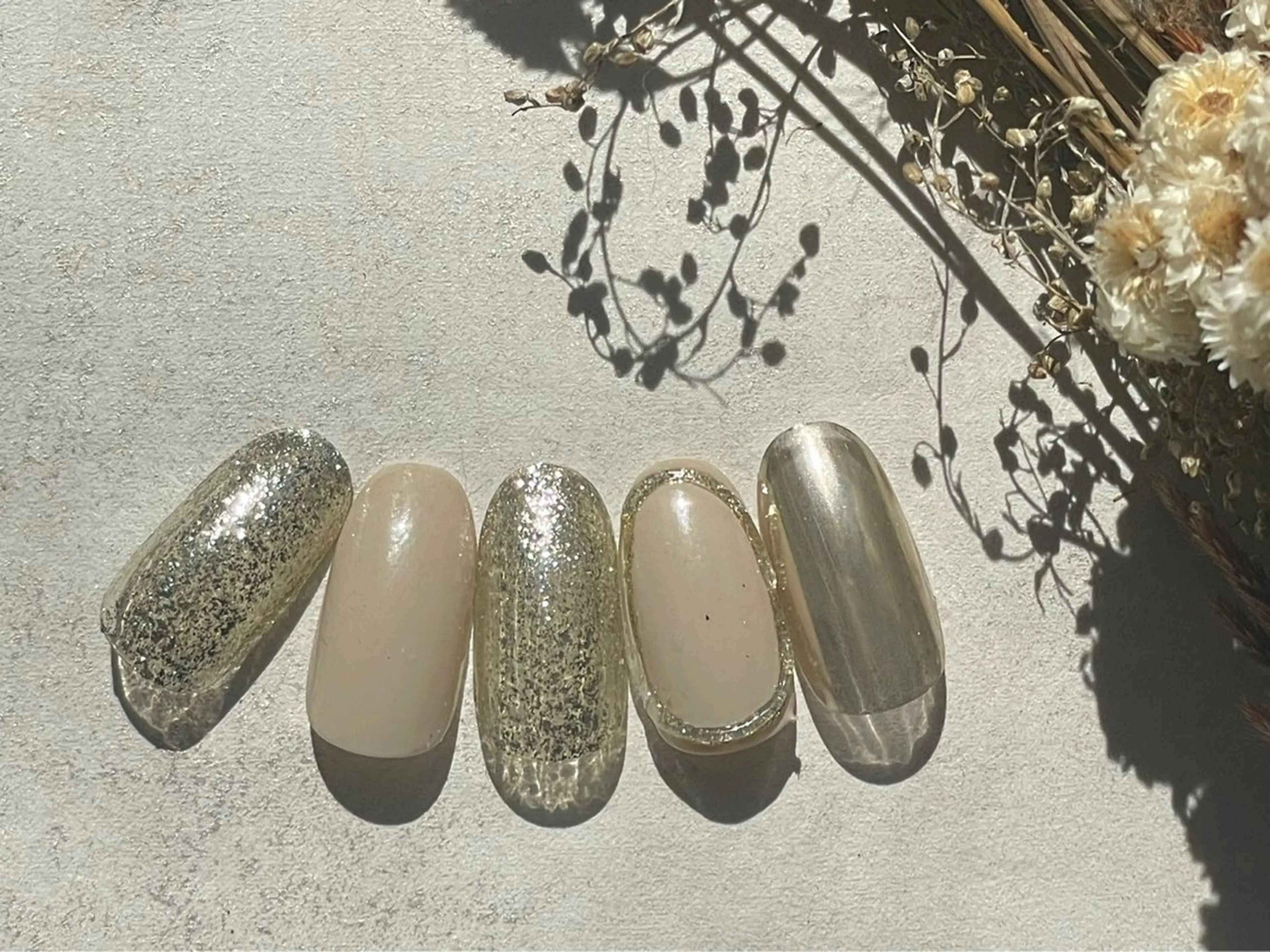 ネイル オーロラネイル フットネイル フレンチネイル ジェルネイル 韓国ネイル ハンドネイル Mogu nail 二子玉川のネイルデザイン