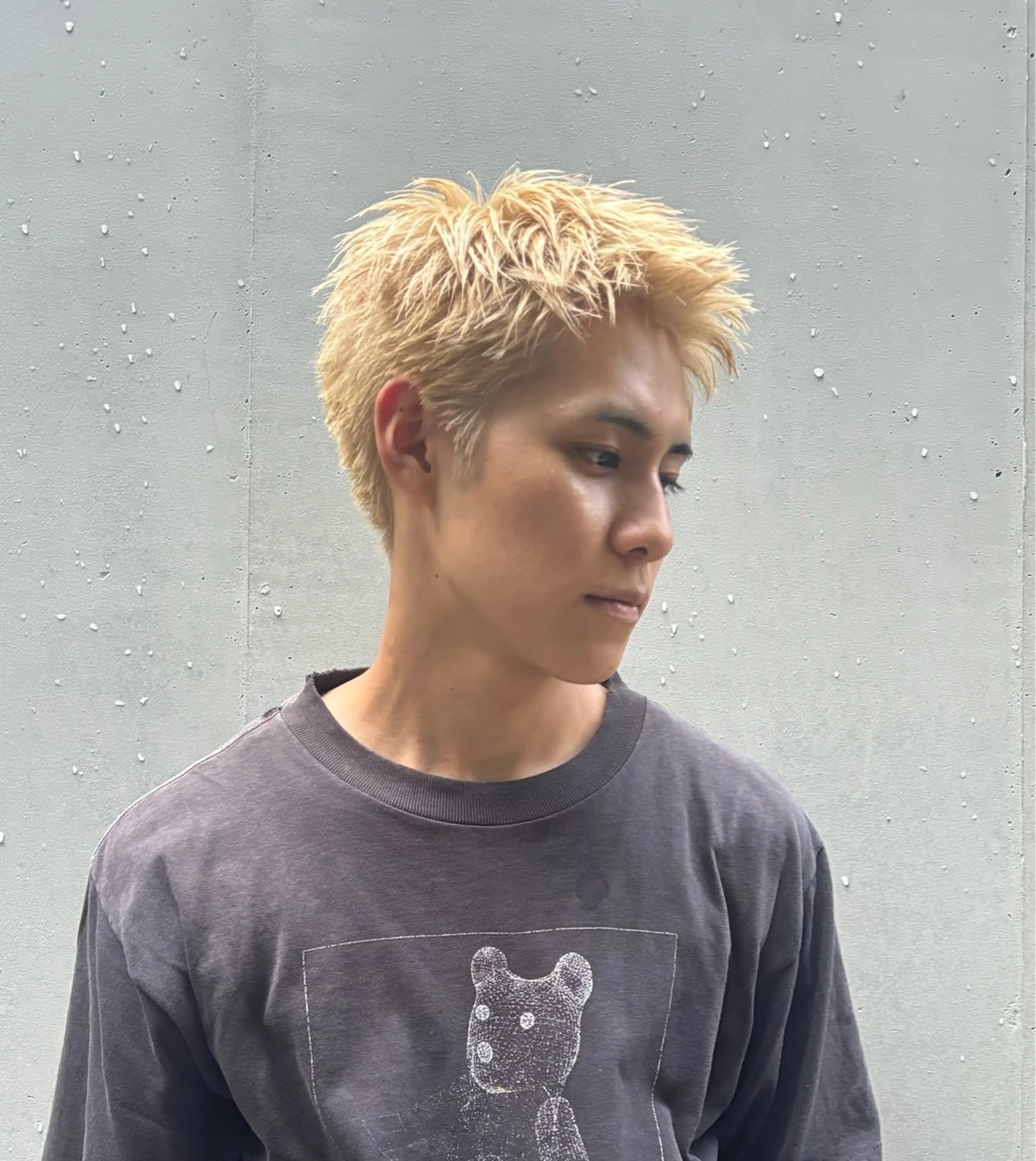 ショート カラー メンズ ヘアカラー 🫧ブリーチ/カラー 🫧 鈴木敏文のヘアスタイル