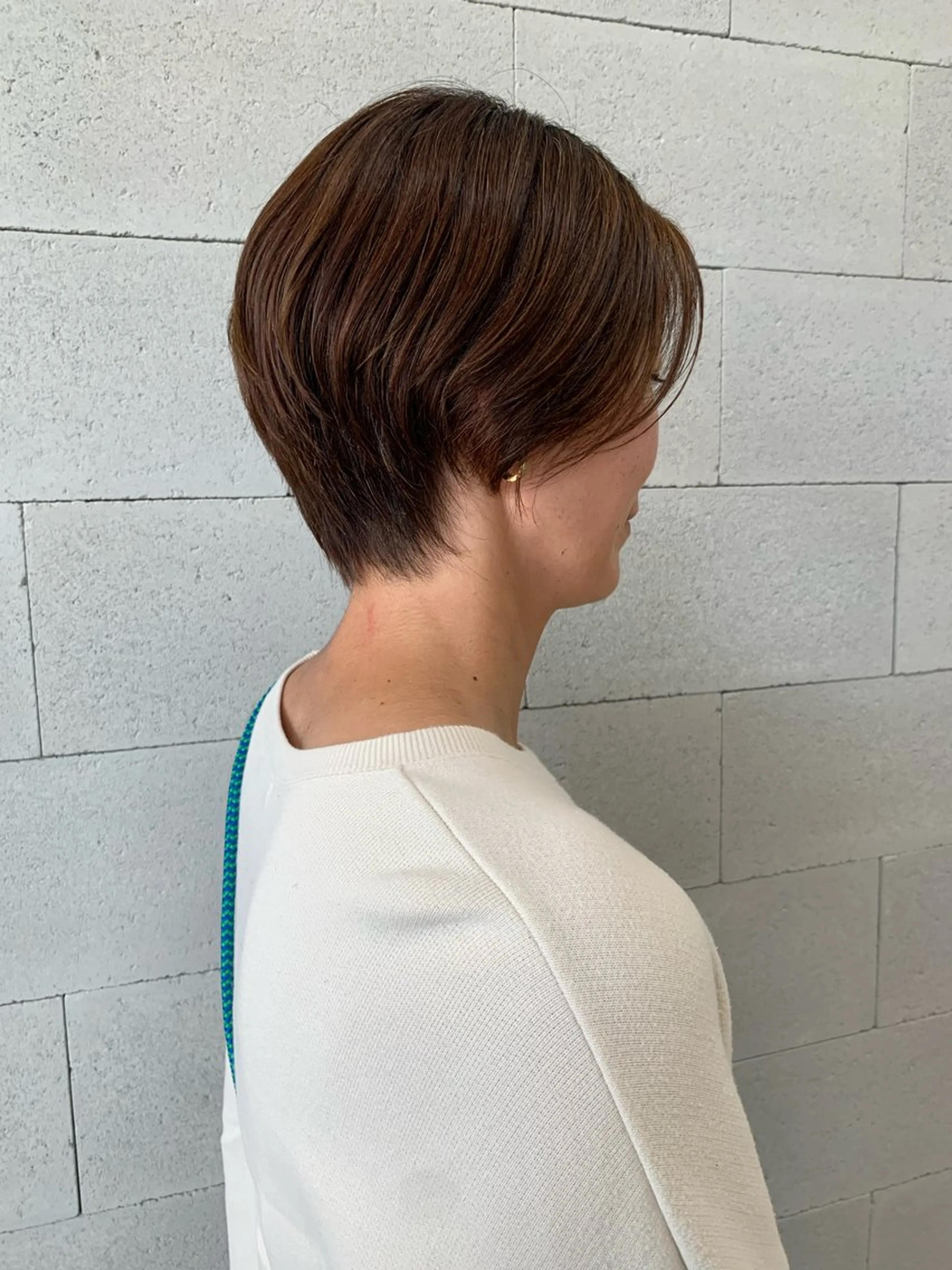 ショート longtemps所属・カワサキ マホのヘアスタイル