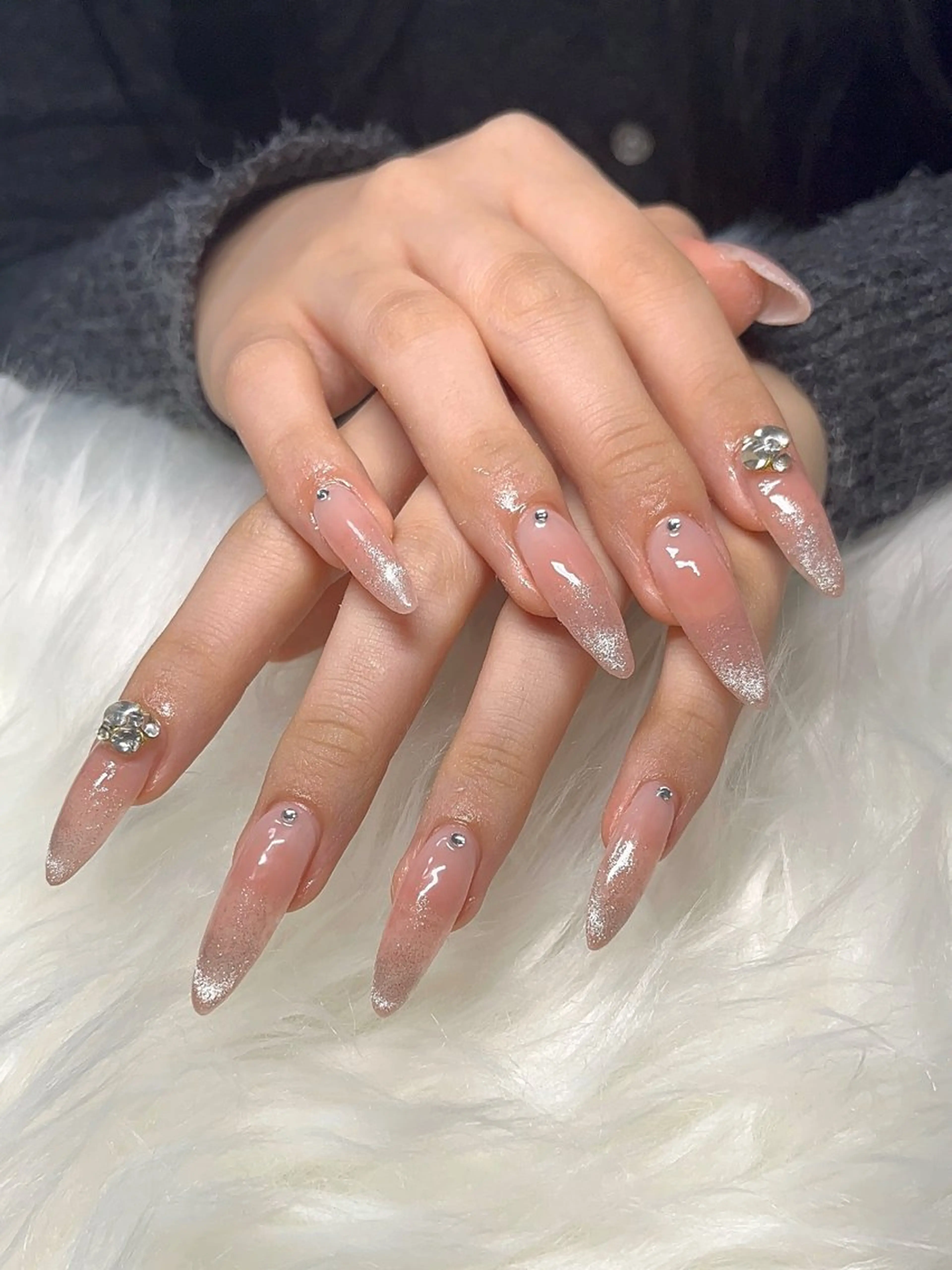 ネイル 長さ出し ハンドネイル Sweet Aiのネイルデザイン