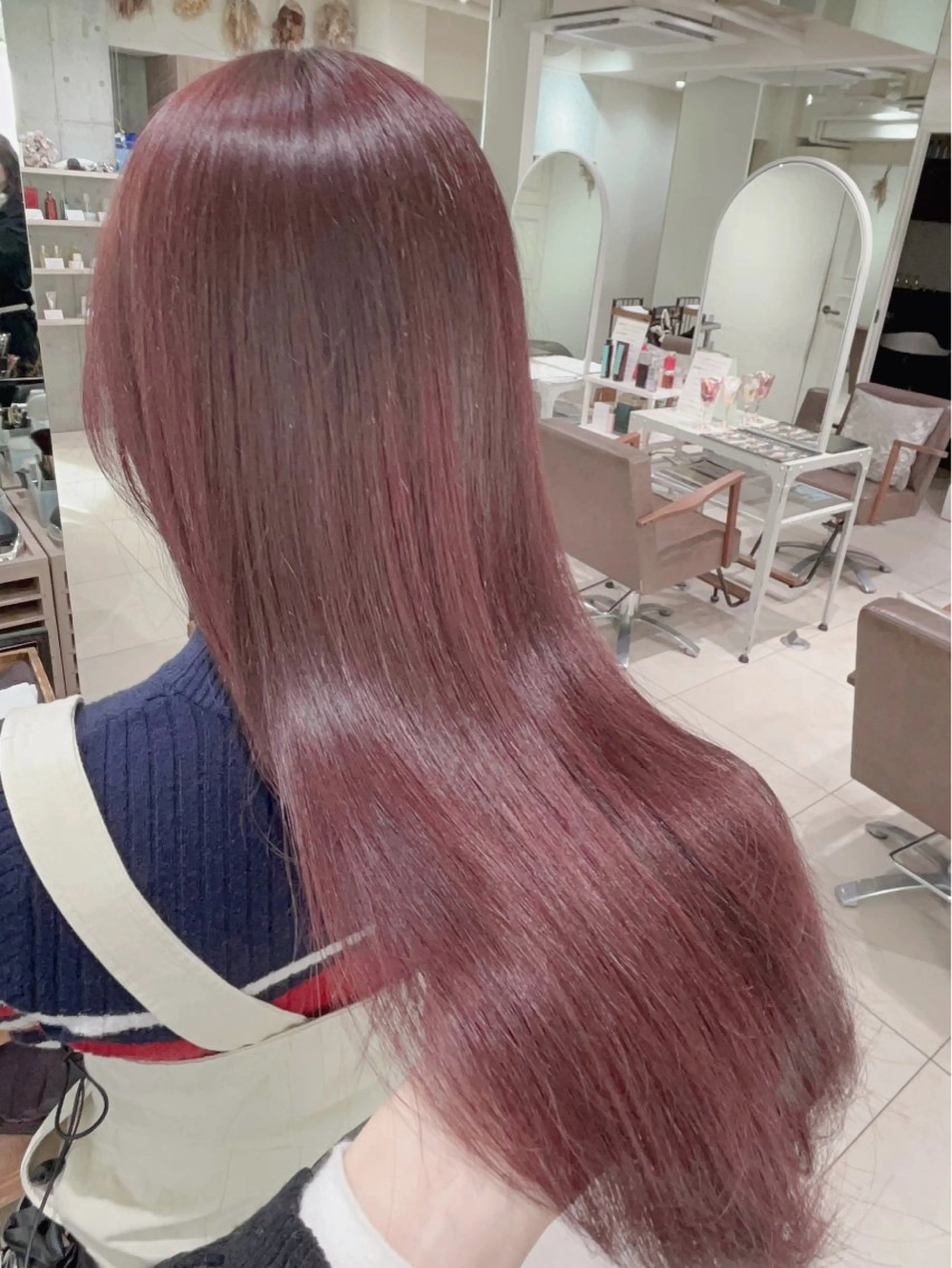 カラー ヘアカラー momo🍑/顔周り カット/透明感カラーのヘアスタイル