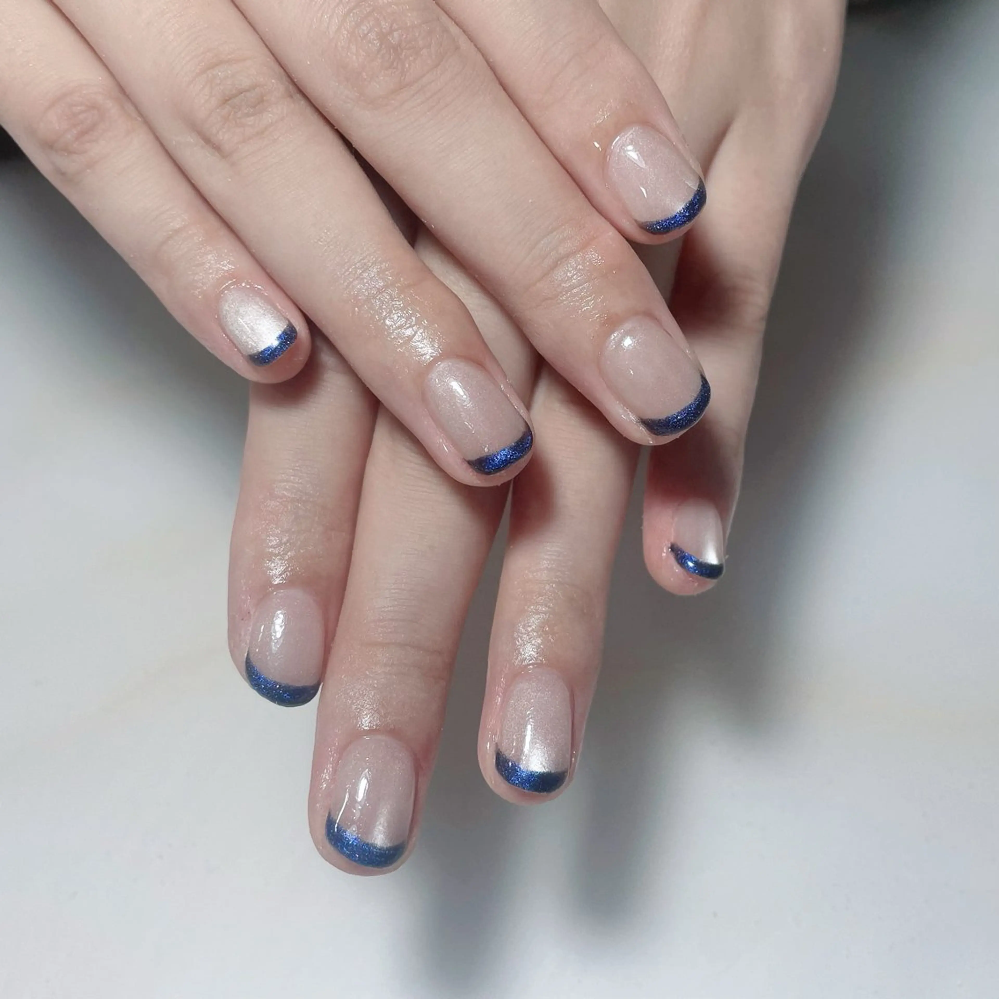 ネイル アートネイル フレンチネイル ジェルネイル グラデーション 韓国ネイル ハンドネイル 久保田 マリコのネイルデザイン