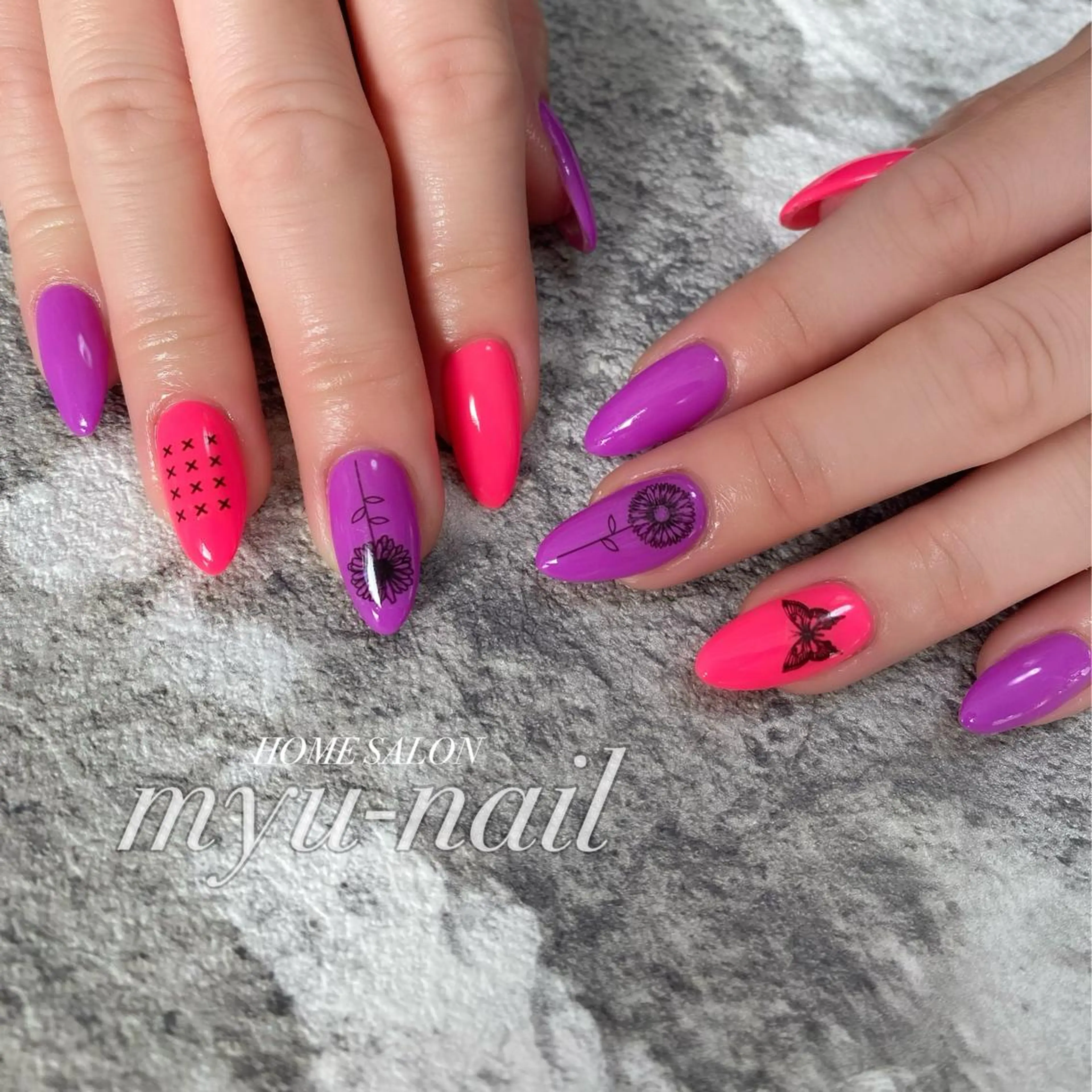 ネイル ホームサロン myu-nailのネイルデザイン