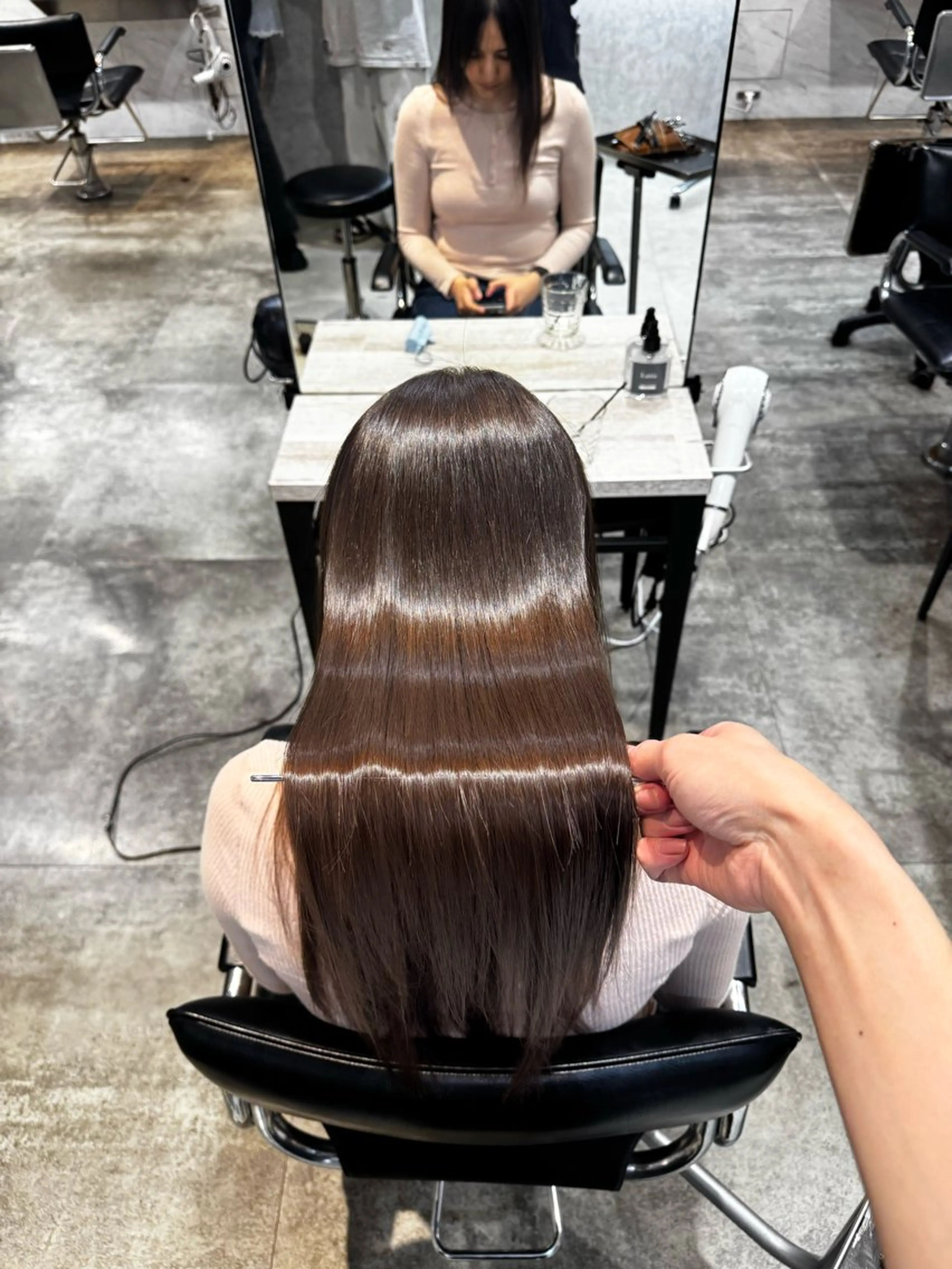 🍀 5cm以上カット+縮毛矯正モデル🍀の写真