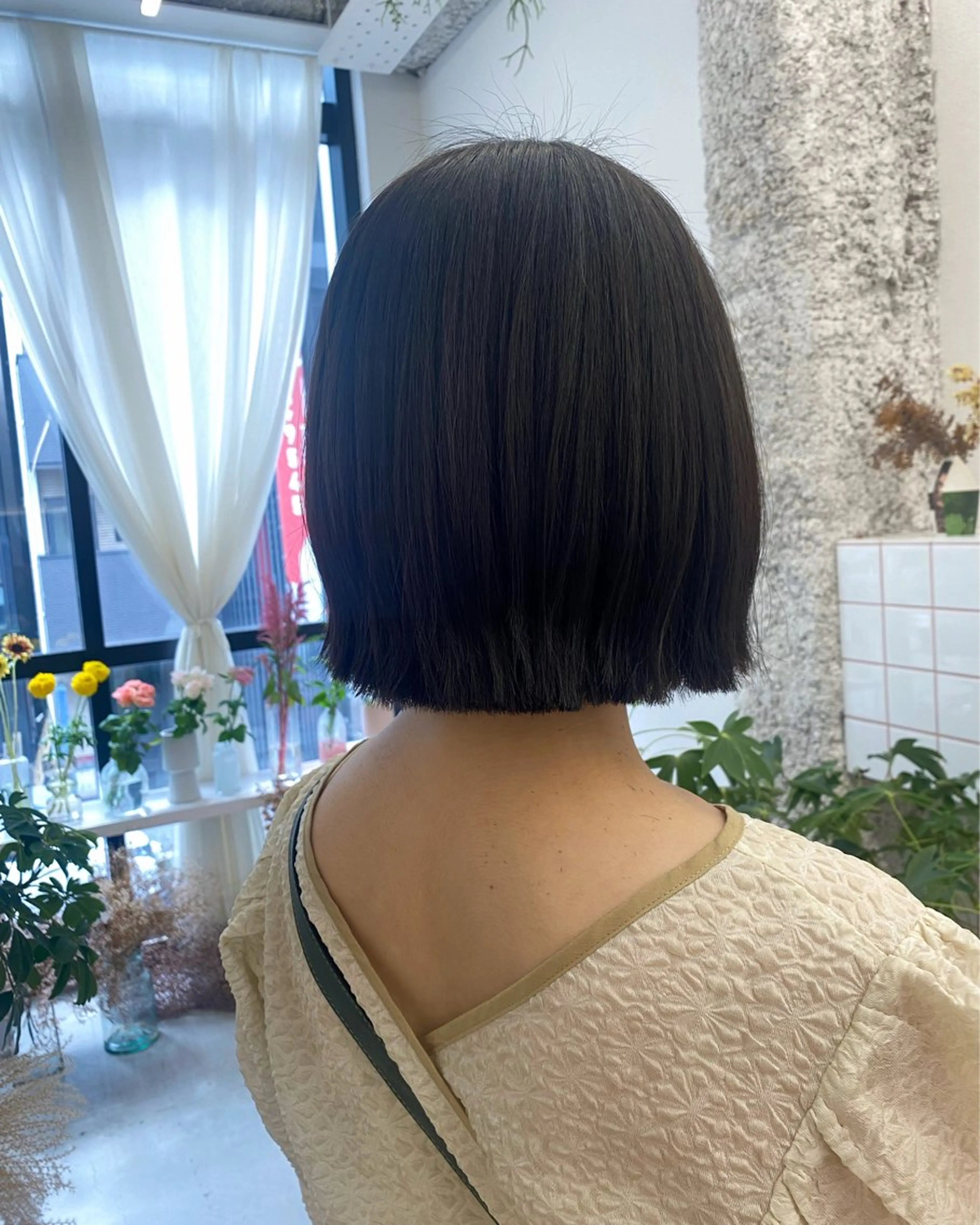 ショート カット ヘアカラー トリートメント 🌻花屋併設🌻濱 幸帆のヘアスタイル