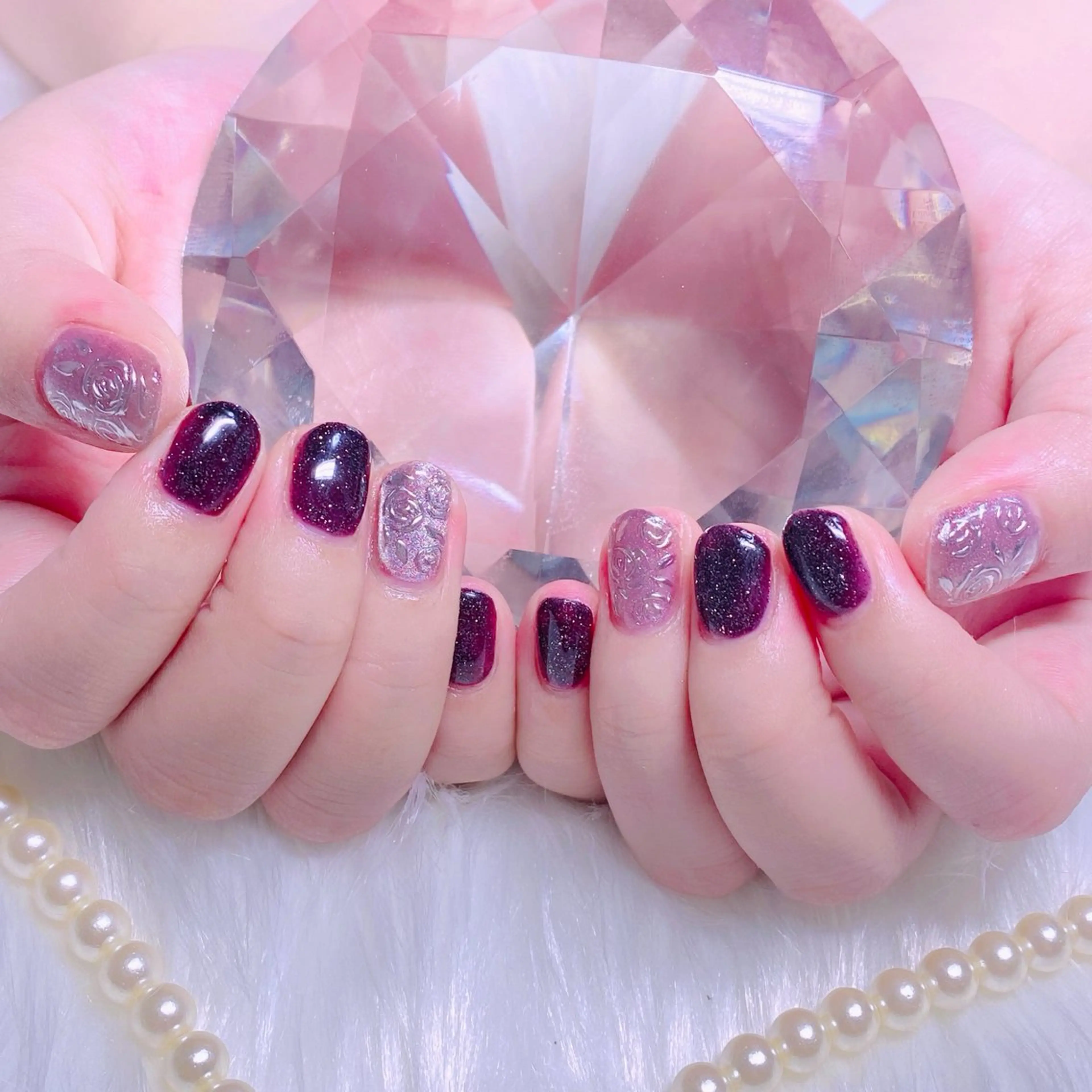 ネイル フラッシュネイル オフィスネイル ショートネイル Nail Yunaのネイルデザイン