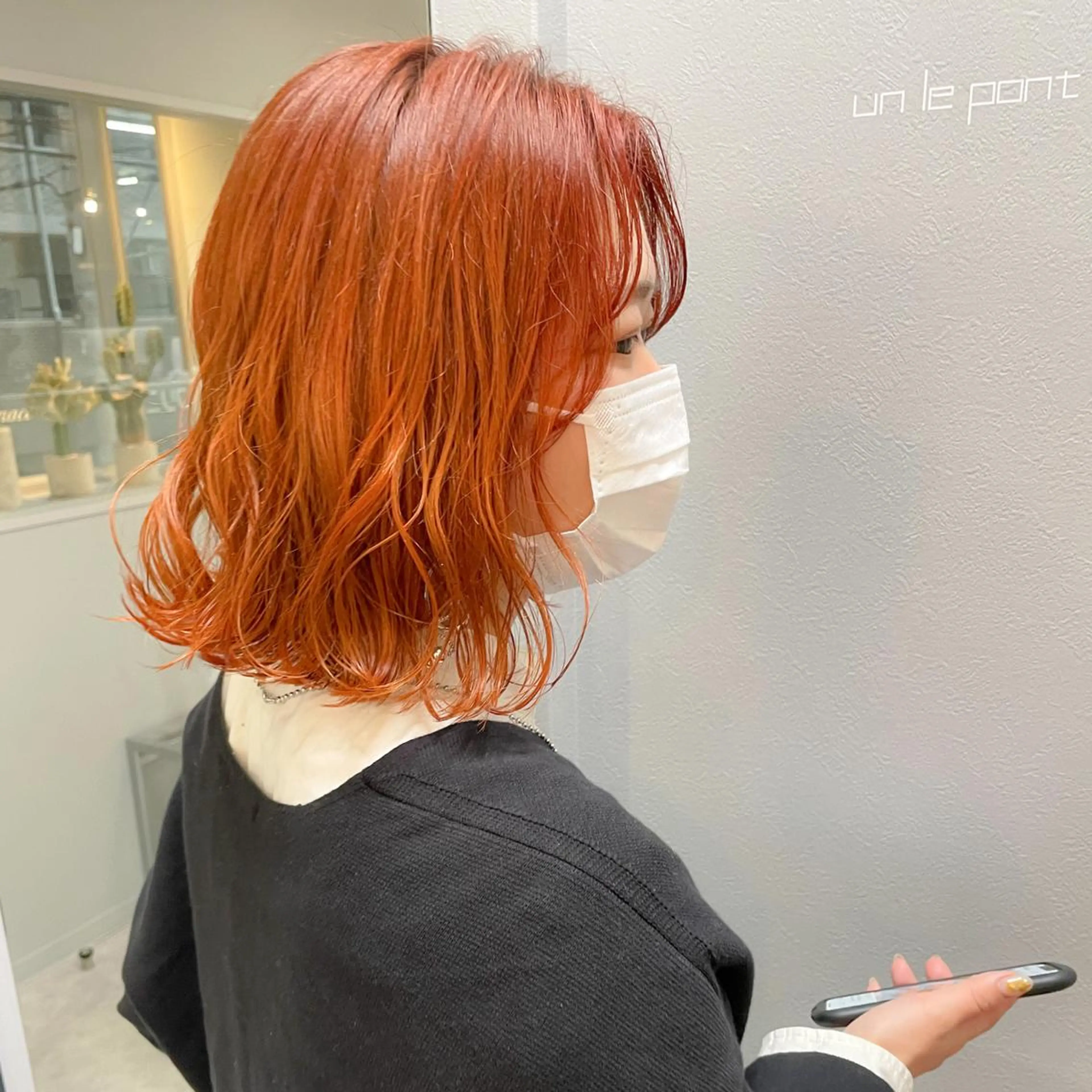 ミディアム カラー ヘアアレンジ CheRiR【シェリール】所属・cherir髪質改善 パーソナルカラー診断のヘアスタイル