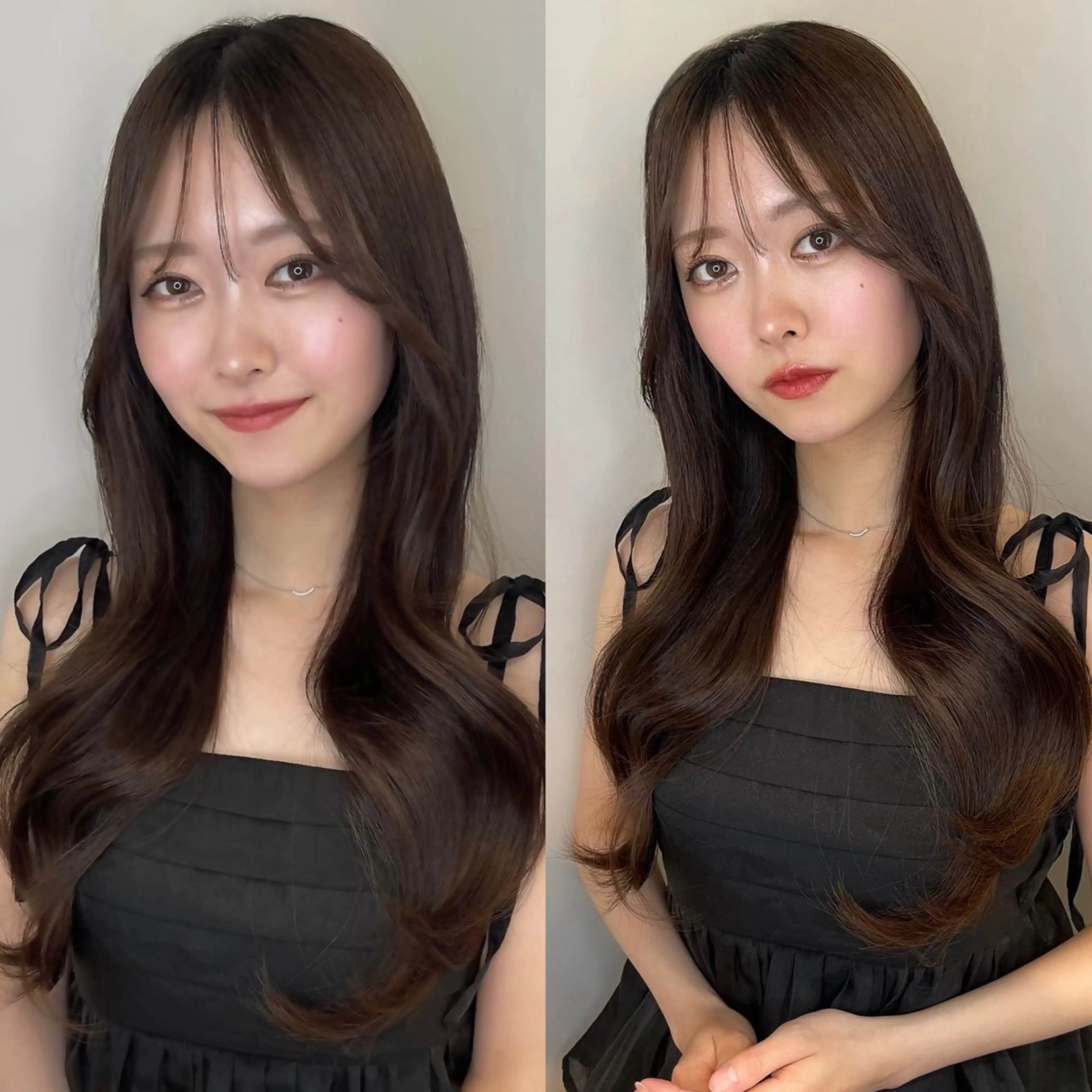 ❤︎韓国風全体カット+プレミアムケアカラー+髪質改善酸熱トリートメント❤︎の写真