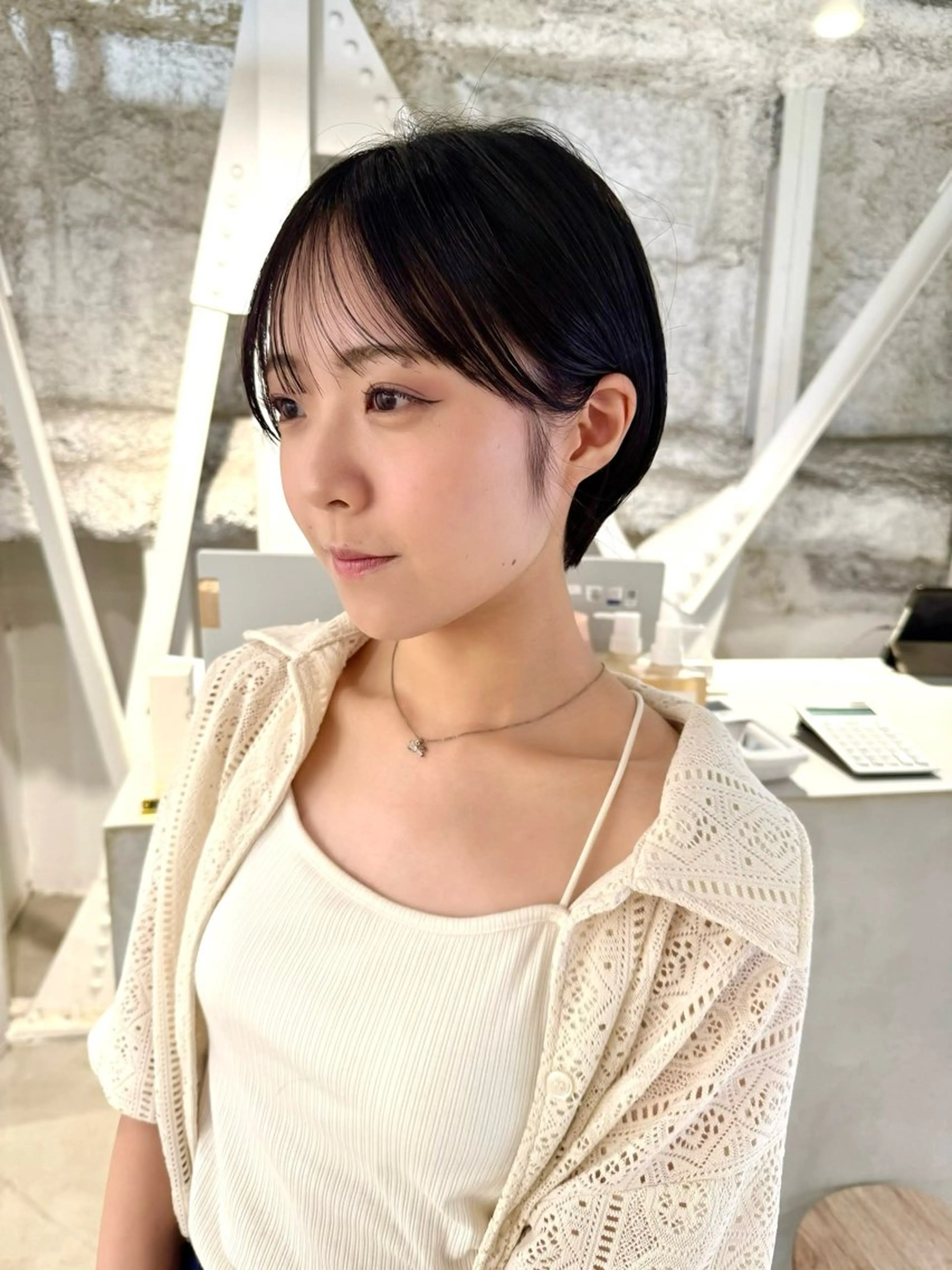 ショート カット ヘアカラー 骨格診断で絶対可愛い ✨丸みショート✨凌弥のヘアスタイル