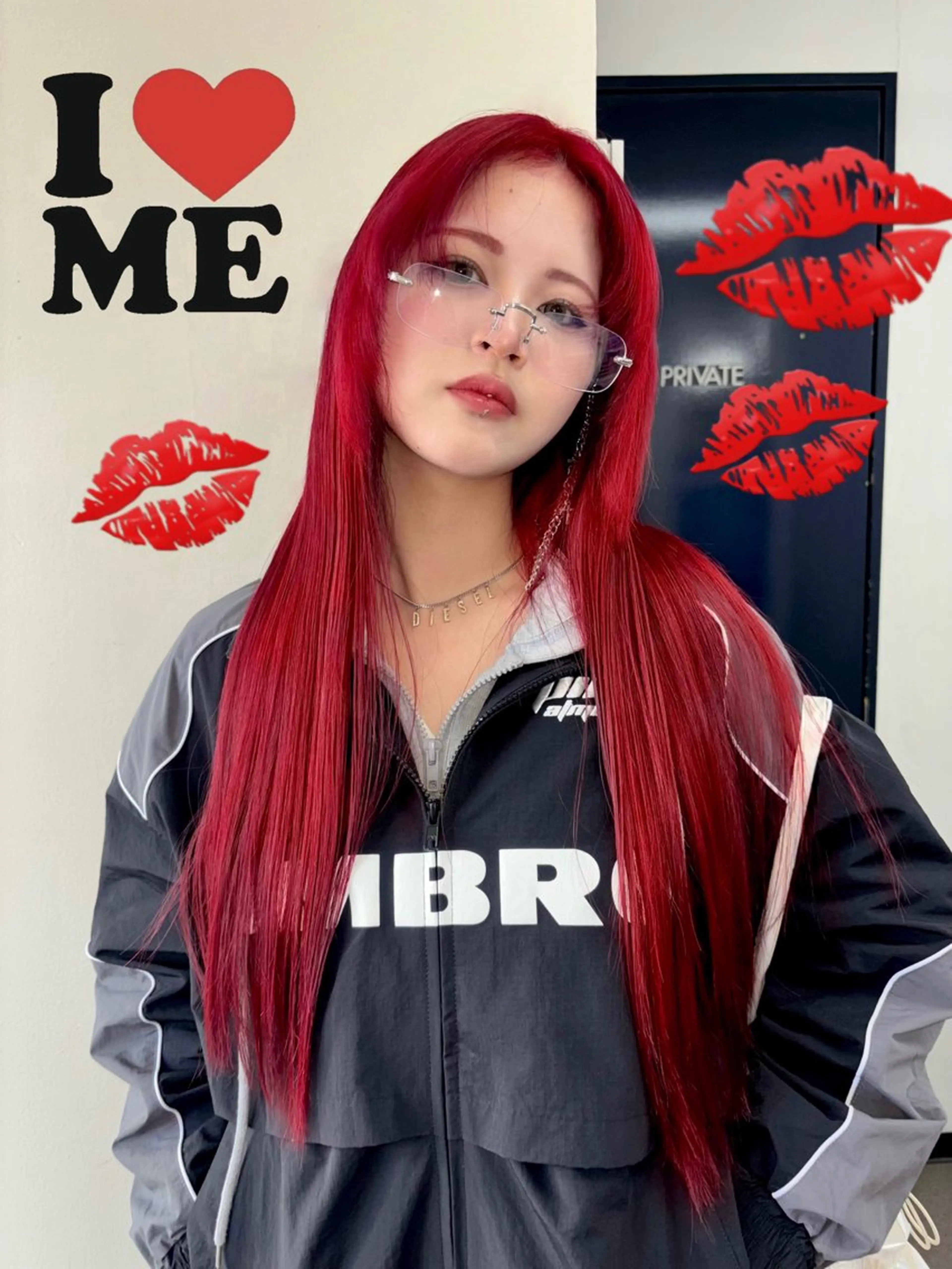 ロング カラー ヘアカラー ⭐︎ハイトーン /レイヤー✩momoのヘアスタイル