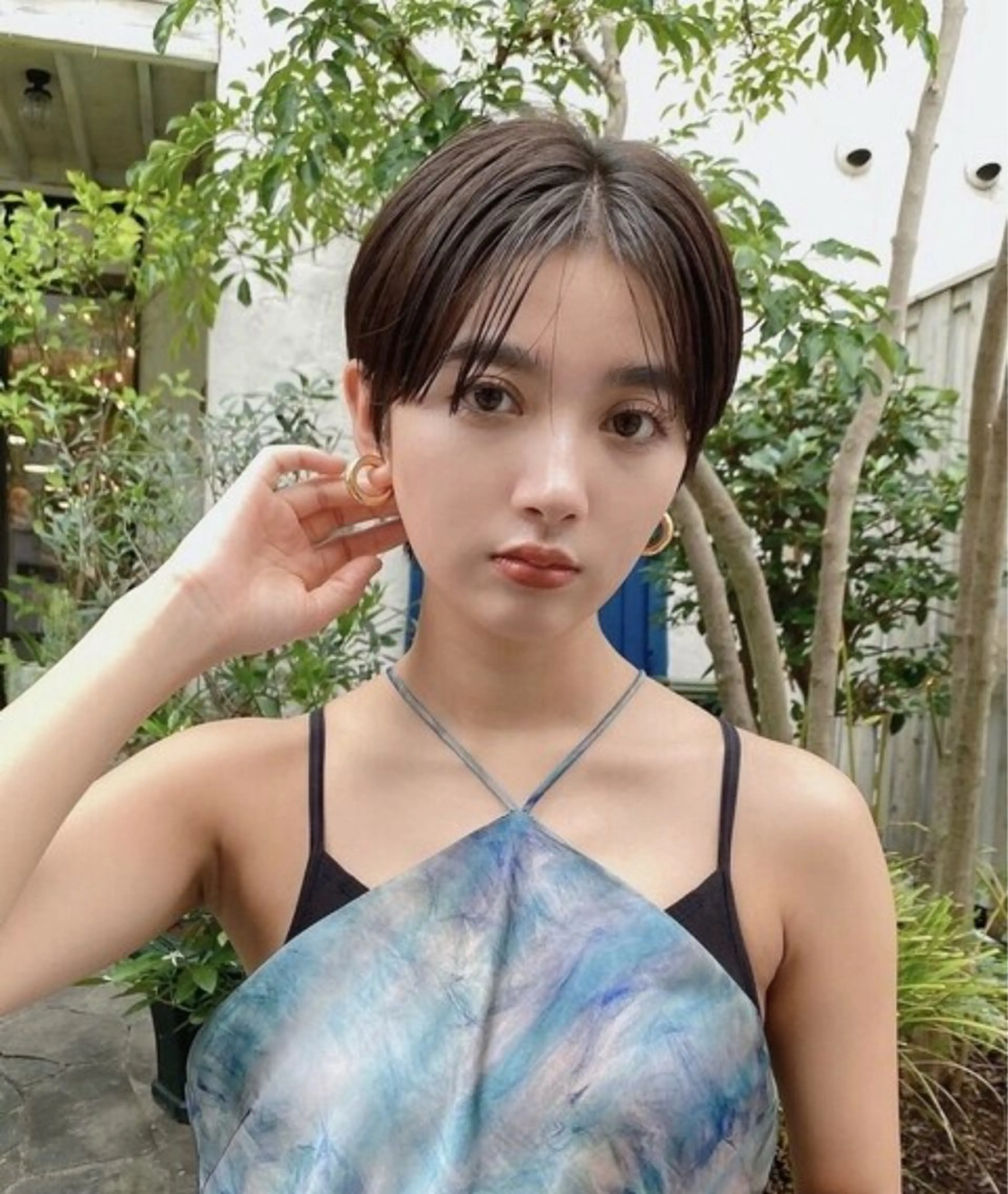 ショート ハンサムショート ショートヘア 似合わせカット‪// 鶴我万唯華のヘアスタイル