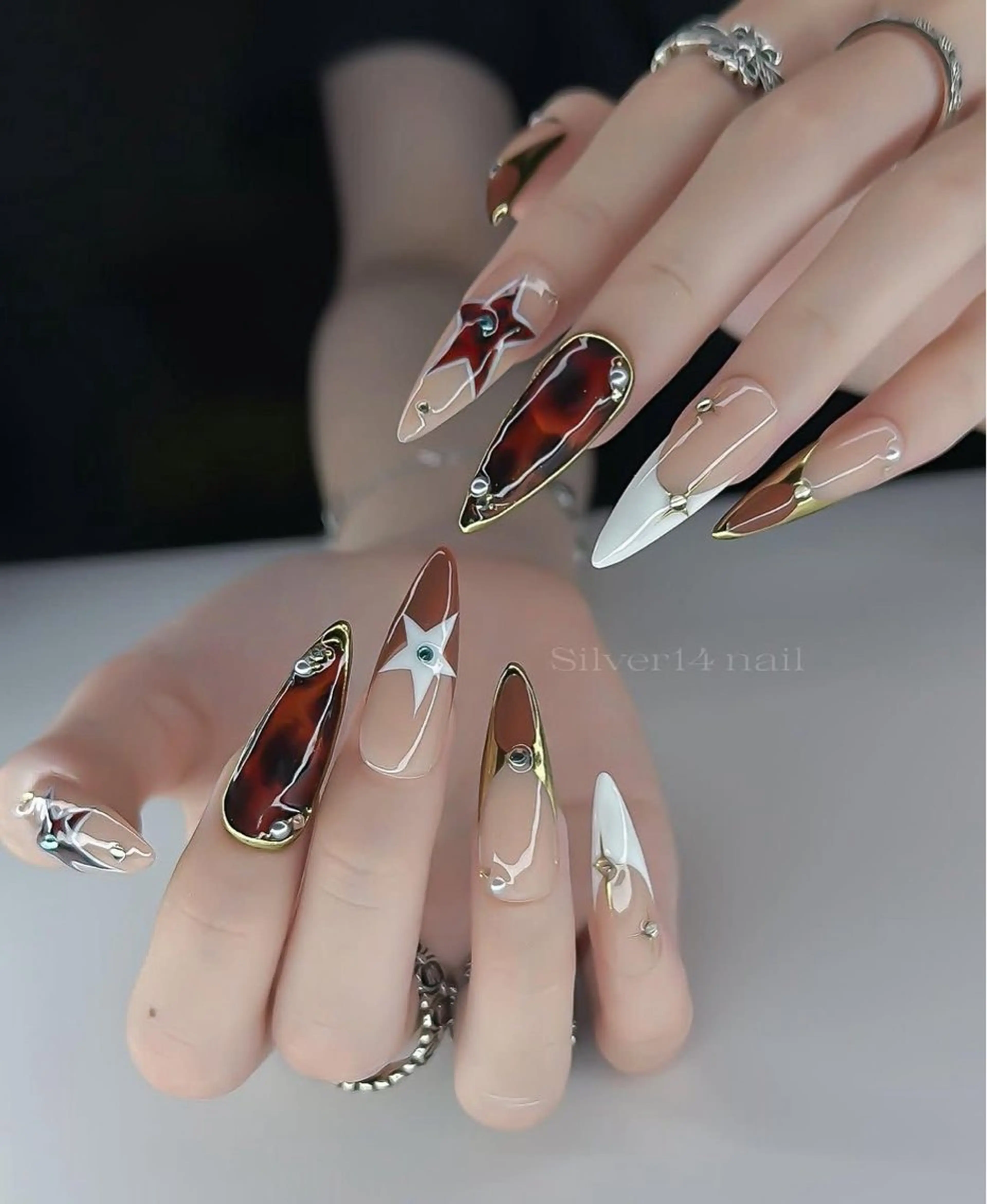 ネイル ハンドネイル ハンドケア Panda chan Novaのネイルデザイン