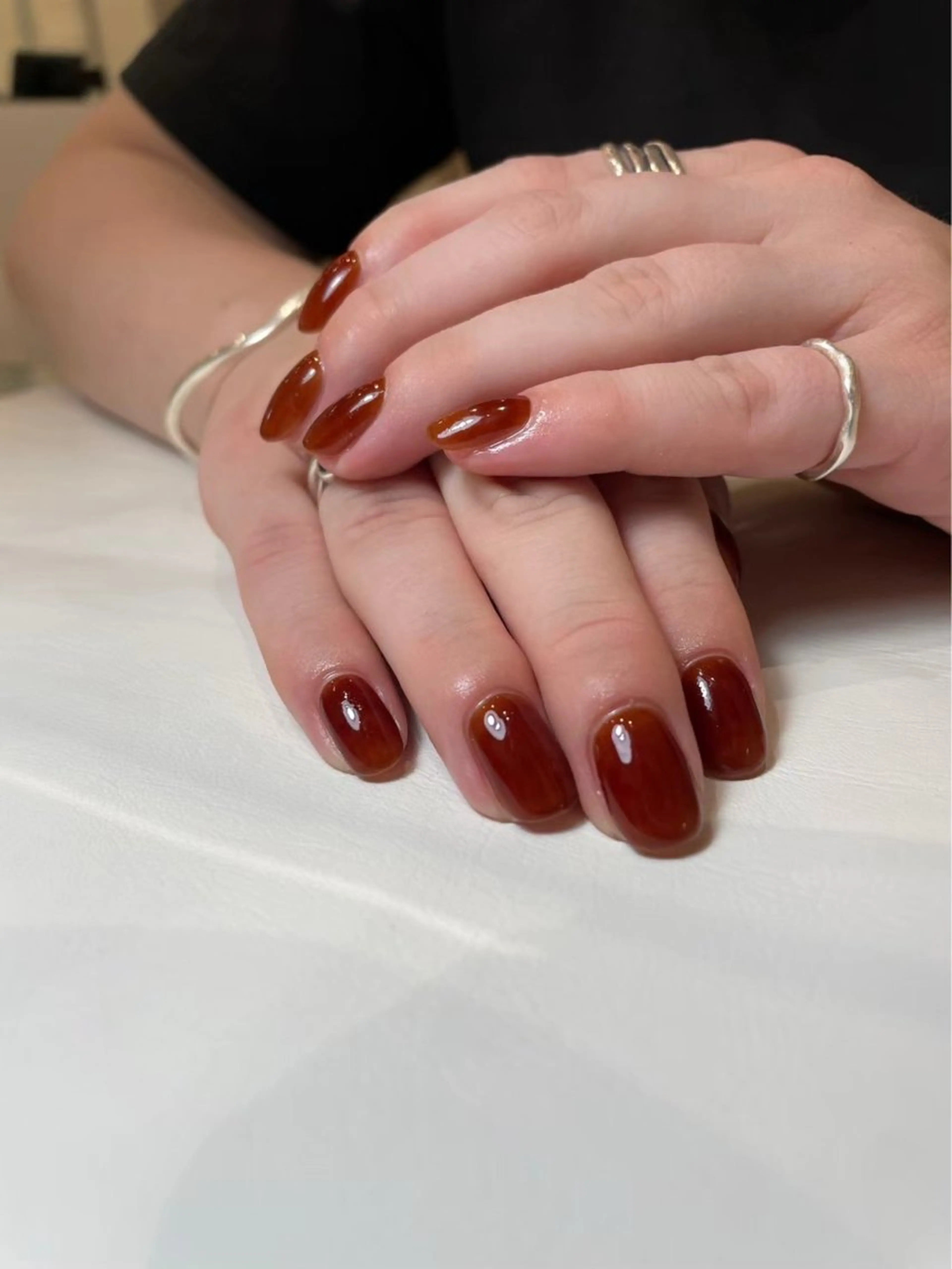 ネイル ジェルネイル ワンカラーネイル RomanticColor所属・romantic colorのネイルデザイン