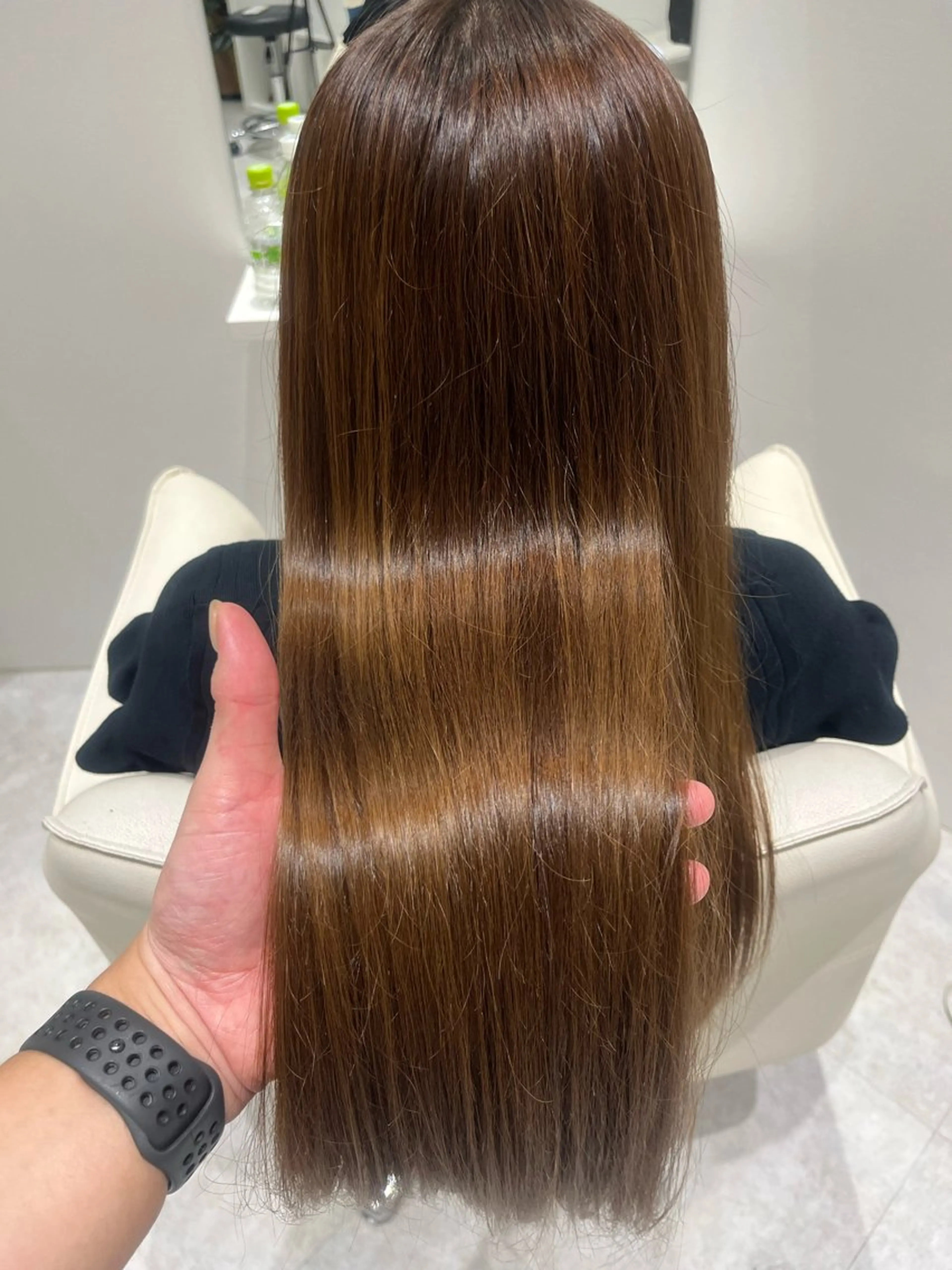 ロング カラー ブリーチ くせ毛 髪質改善 縮毛矯正 トリートメント 髪質改善/増田拓真 金沢市/内灘/美容室のヘアスタイル