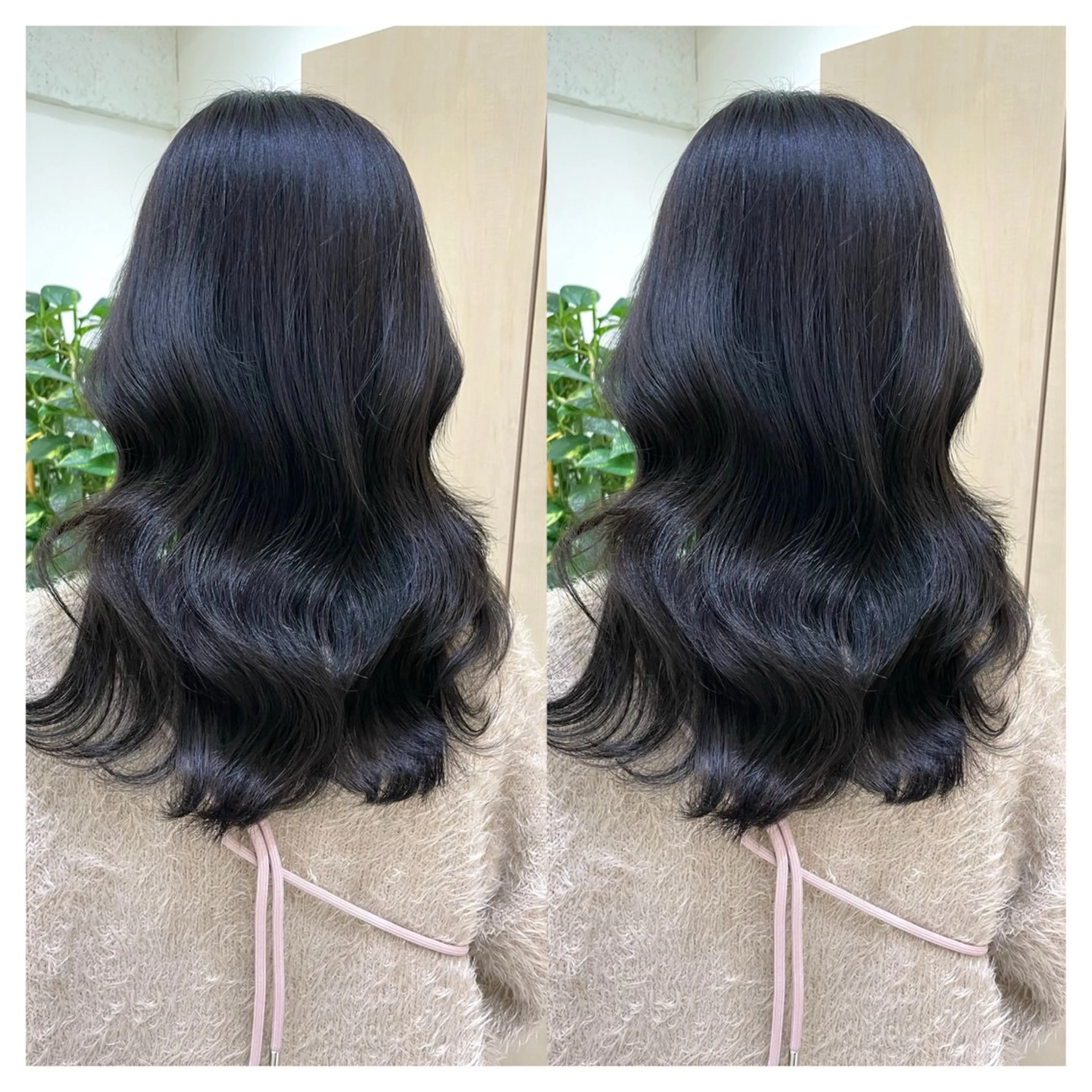 セミロング カラー カット ヘアカラー トリートメント 村山 茉衣のヘアスタイル