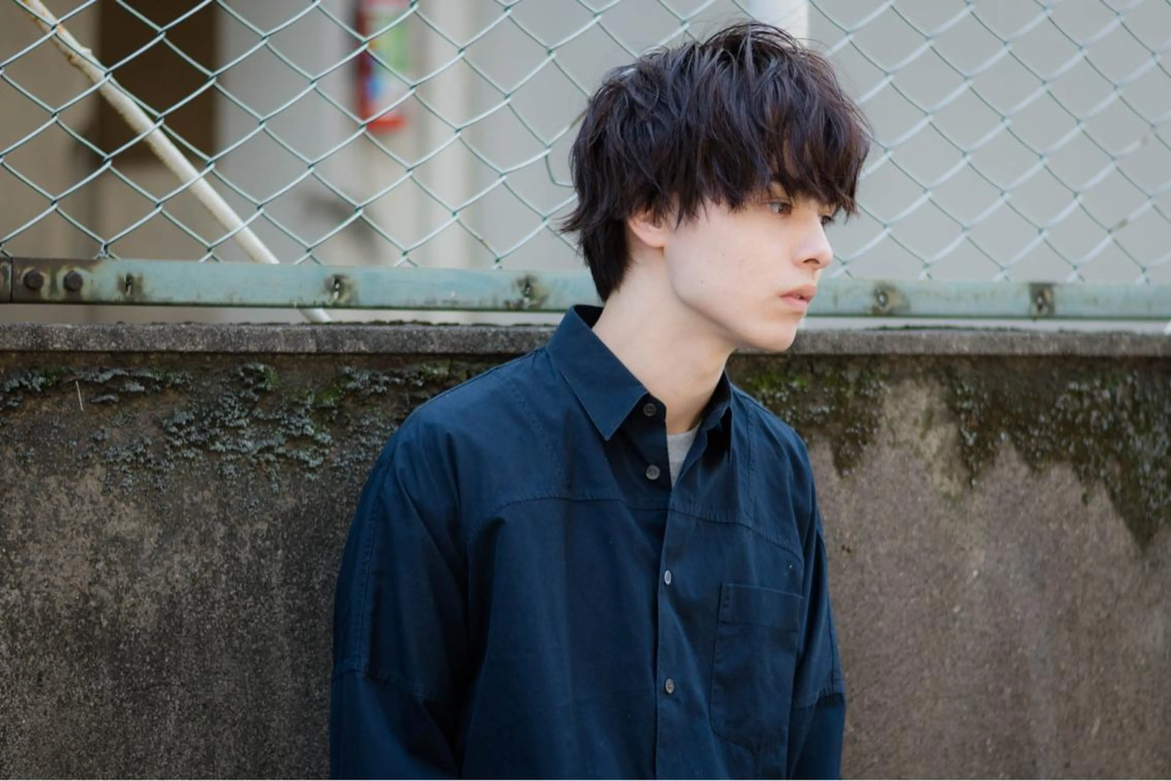 パーマ メンズ カット パーマ GO TODAY シェアサロン 原宿本店所属・ボブ/レイヤー/ パーマ/淀川  純のヘアスタイル