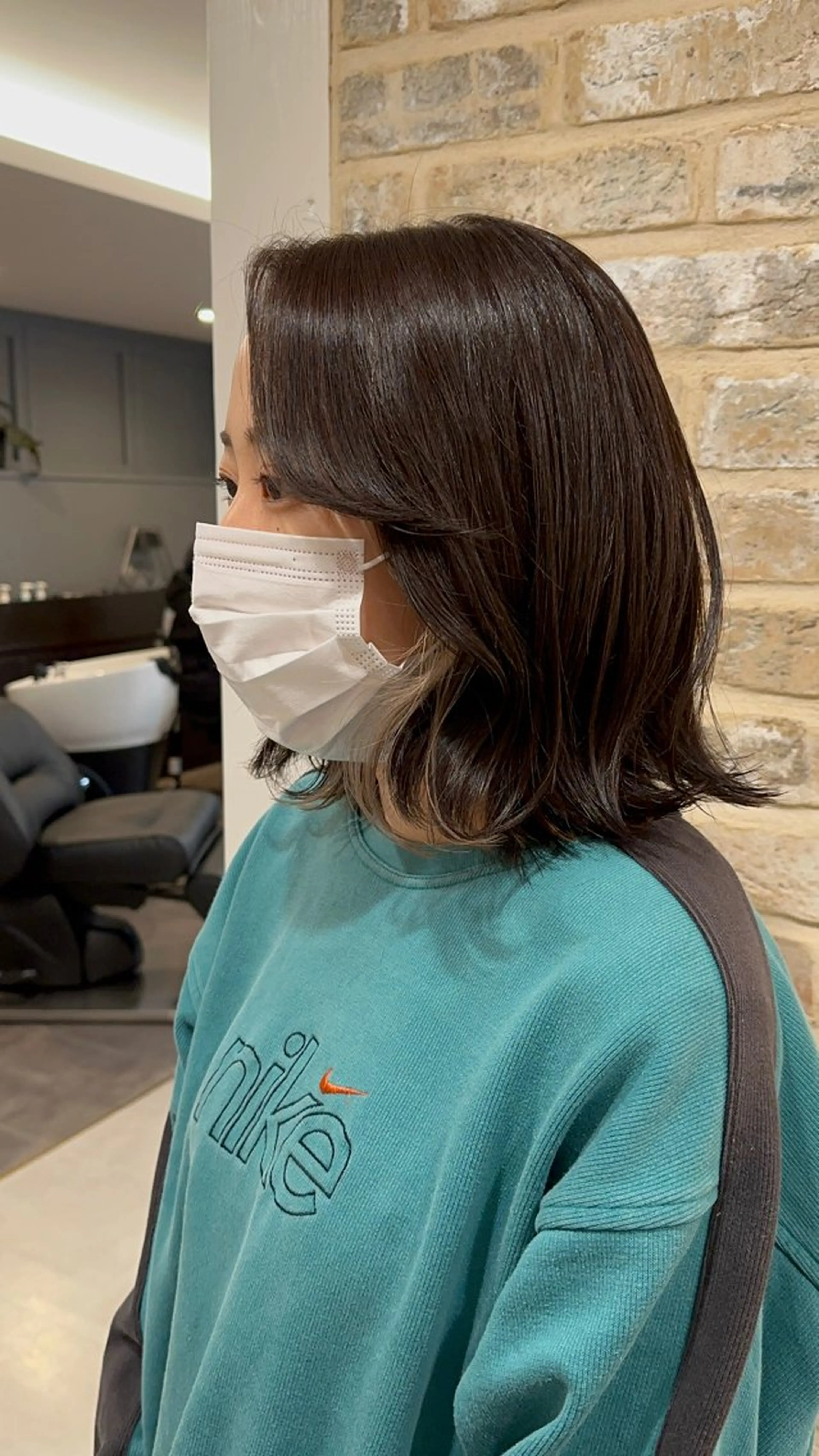 ミディアム ショート/レイヤー/ ボブ/安本和史のヘアスタイル