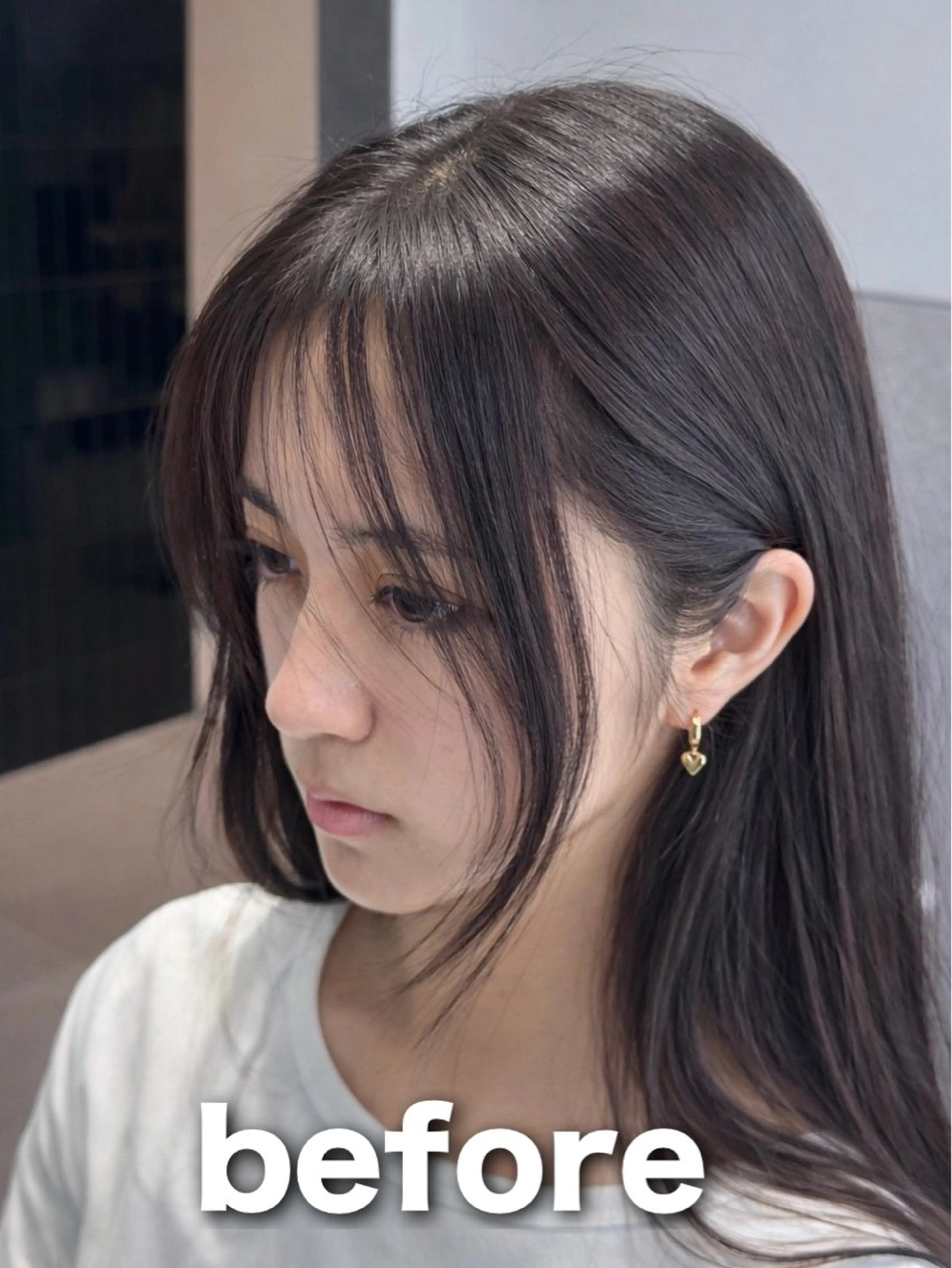 セミロング 映える顔まわり/前髪 特化 💗 ユキマのヘアスタイル