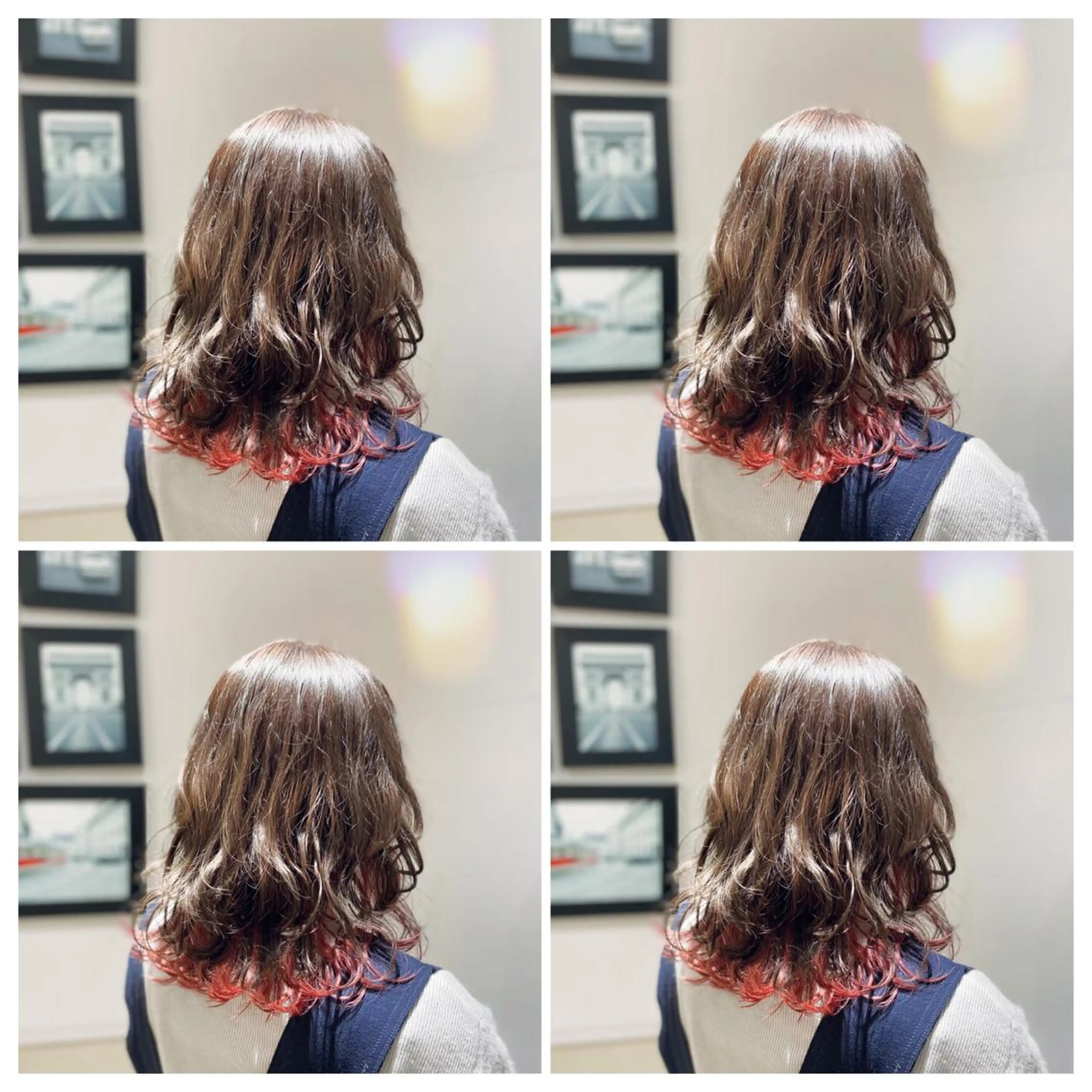 セミロング カット ヘアカラー トリートメント 💎髪質改善／艶髪 荻原💎のヘアスタイル