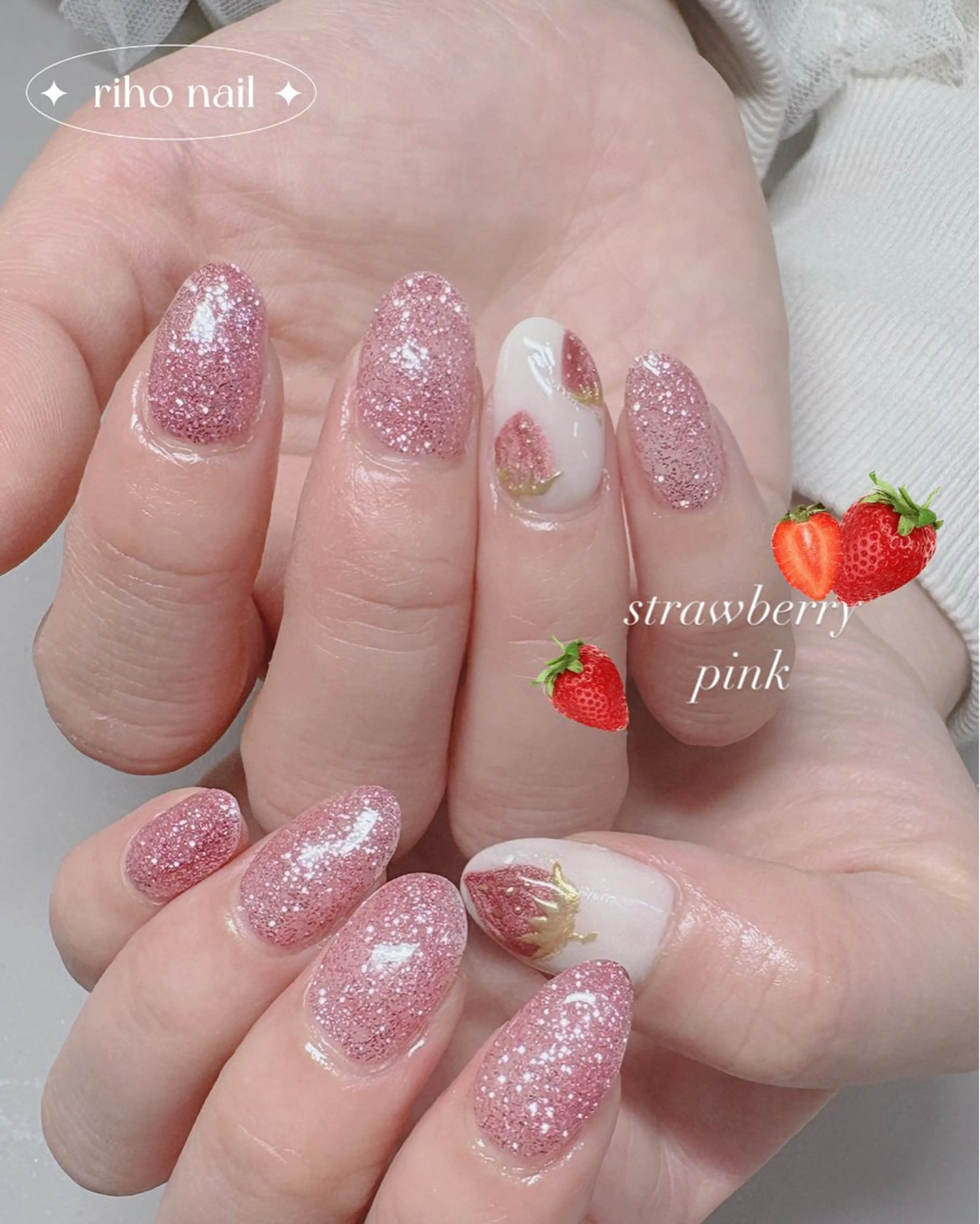 ネイル ハンドネイル THE BALM Rihoのネイルデザイン