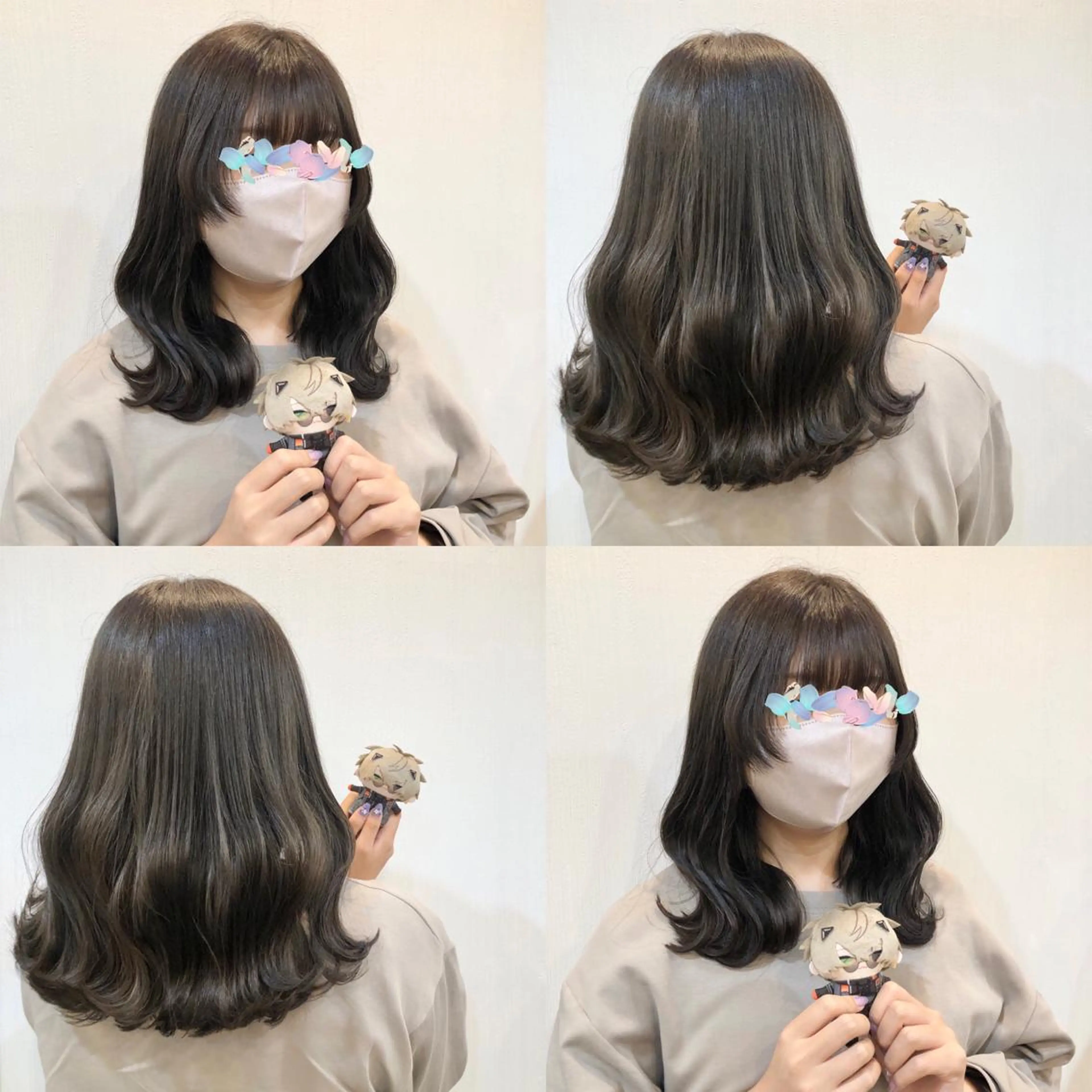 ✂️カット+オンカラー(ブリーチ無し)+トリートメント【推しカラー/アニメカラー/イメージカラー/推し色】の写真