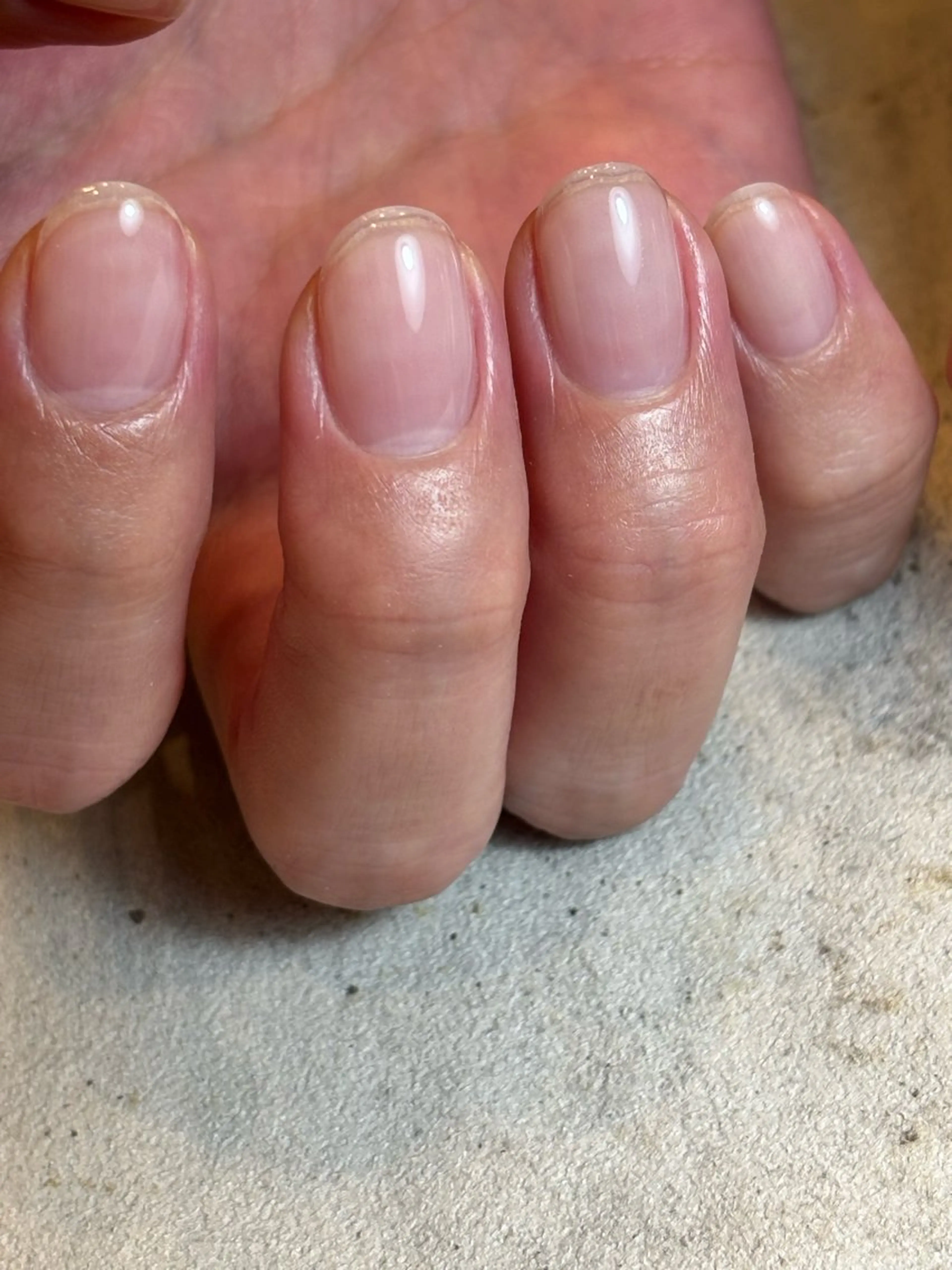 クリアネイル（透明）の写真