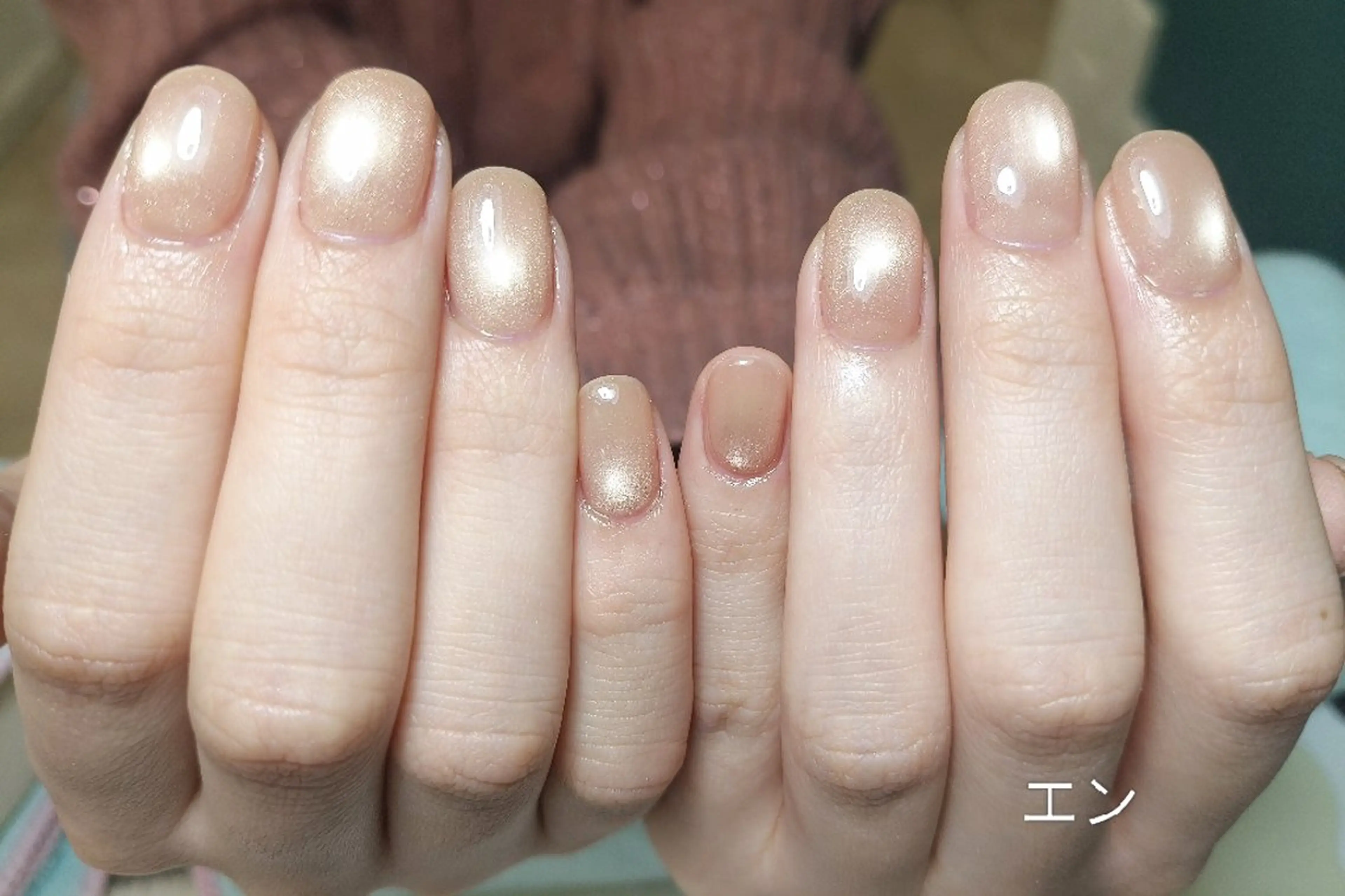 ネイル マグネットネイル マグネットワンカラー ワンカラーネイル エ ンのネイルデザイン