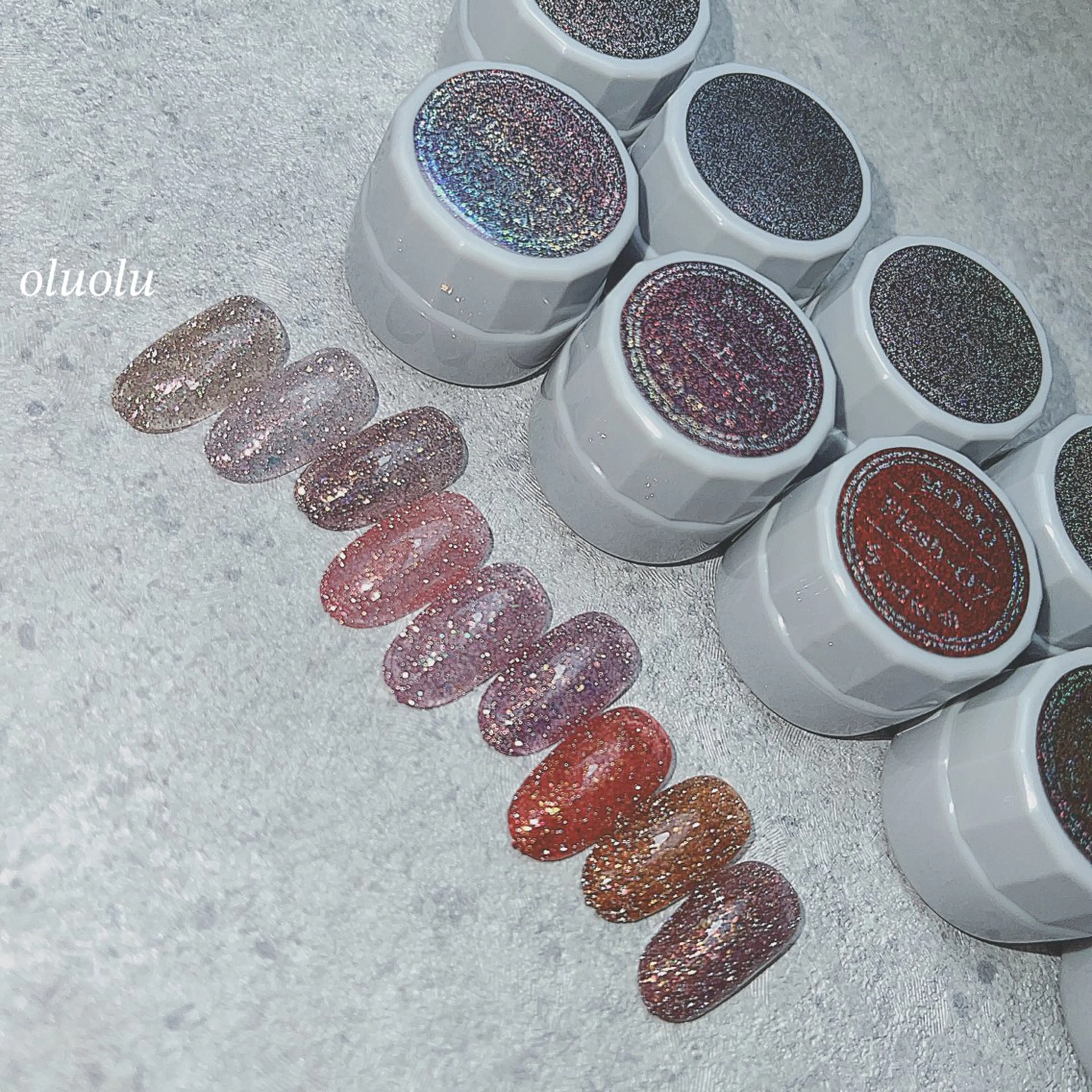 ネイル フラッシュネイル キラキラネイル ハンドネイル 大村 紬華のネイルデザイン