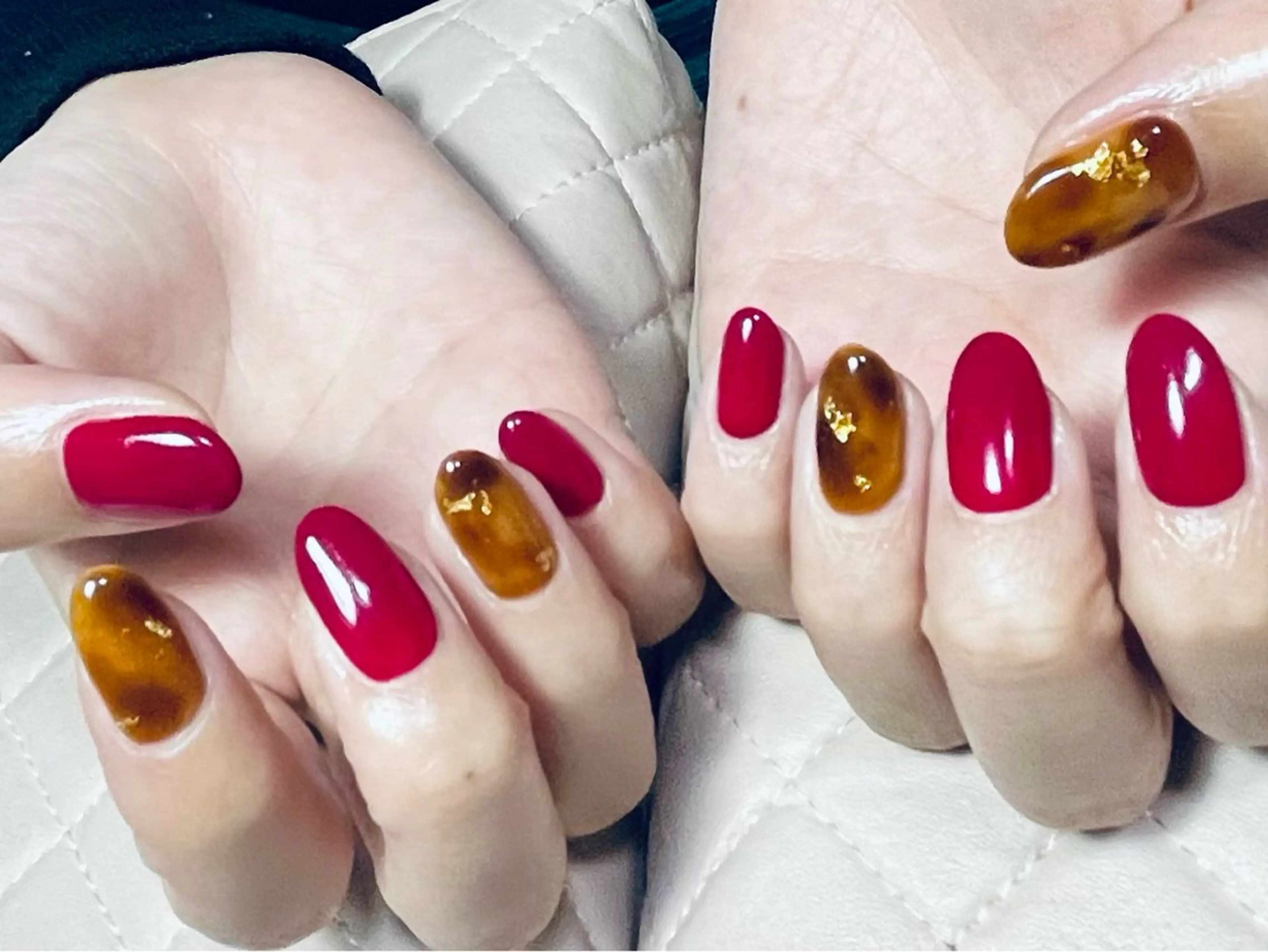 ネイル ハンドネイル goldgleams ちなのネイルデザイン