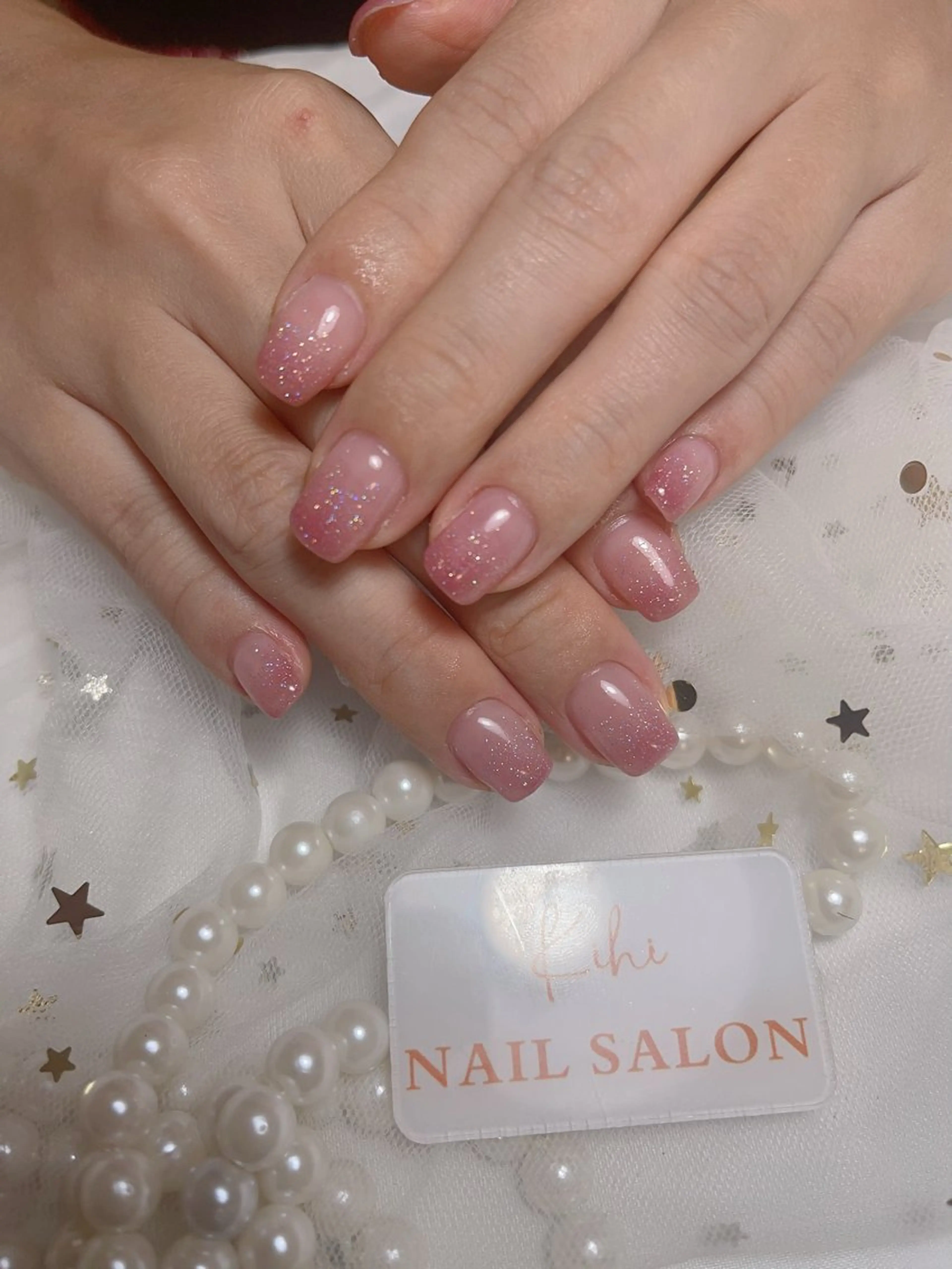 ネイル アートネイル フレンチネイル ジェルネイル グラデーション 韓国ネイル ハンドネイル 💕鈴木ユリ パラジェル/オフ無料のネイルデザイン