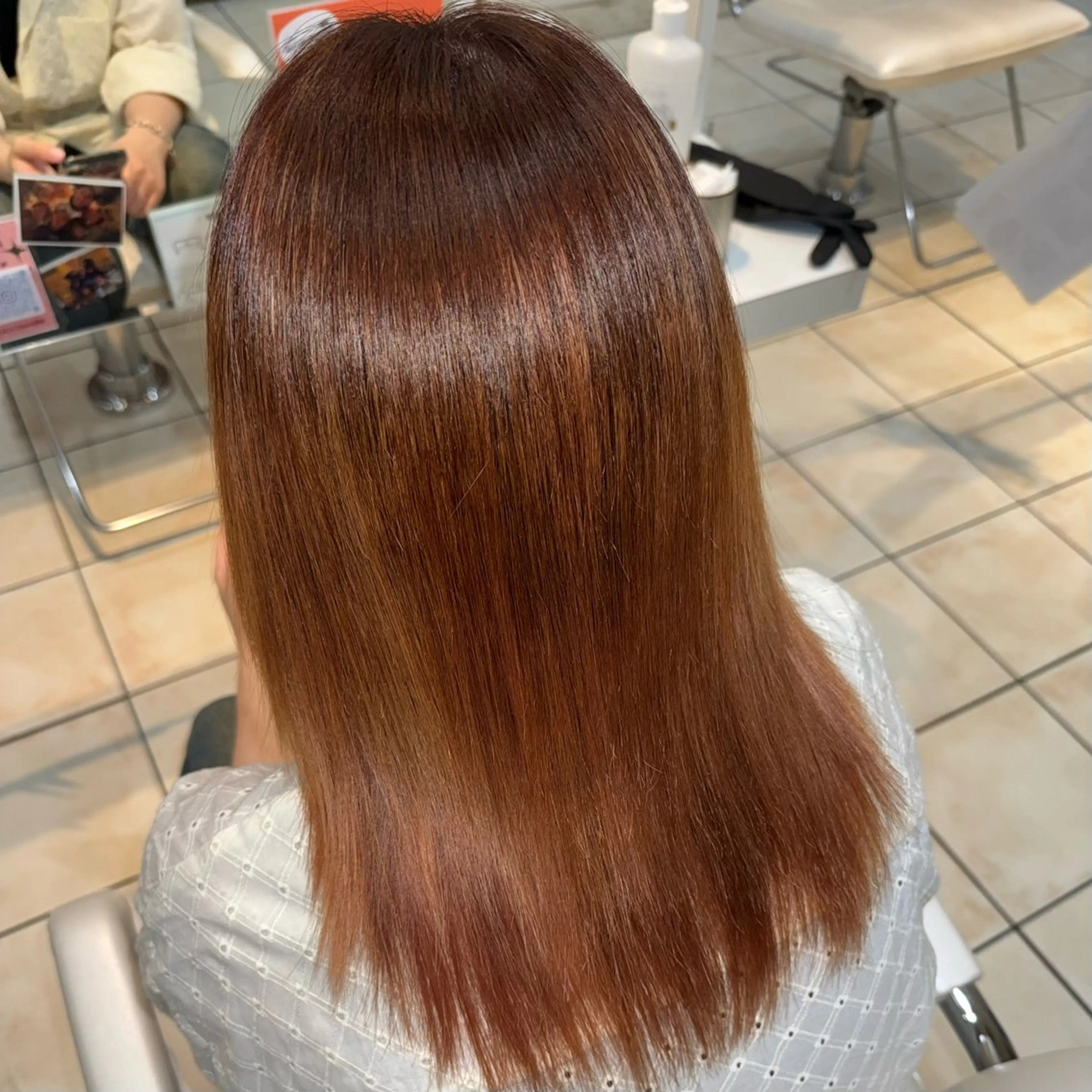 セミロング カラー ヘアカラー カット/艶カラー🎨 平間千賀のヘアスタイル