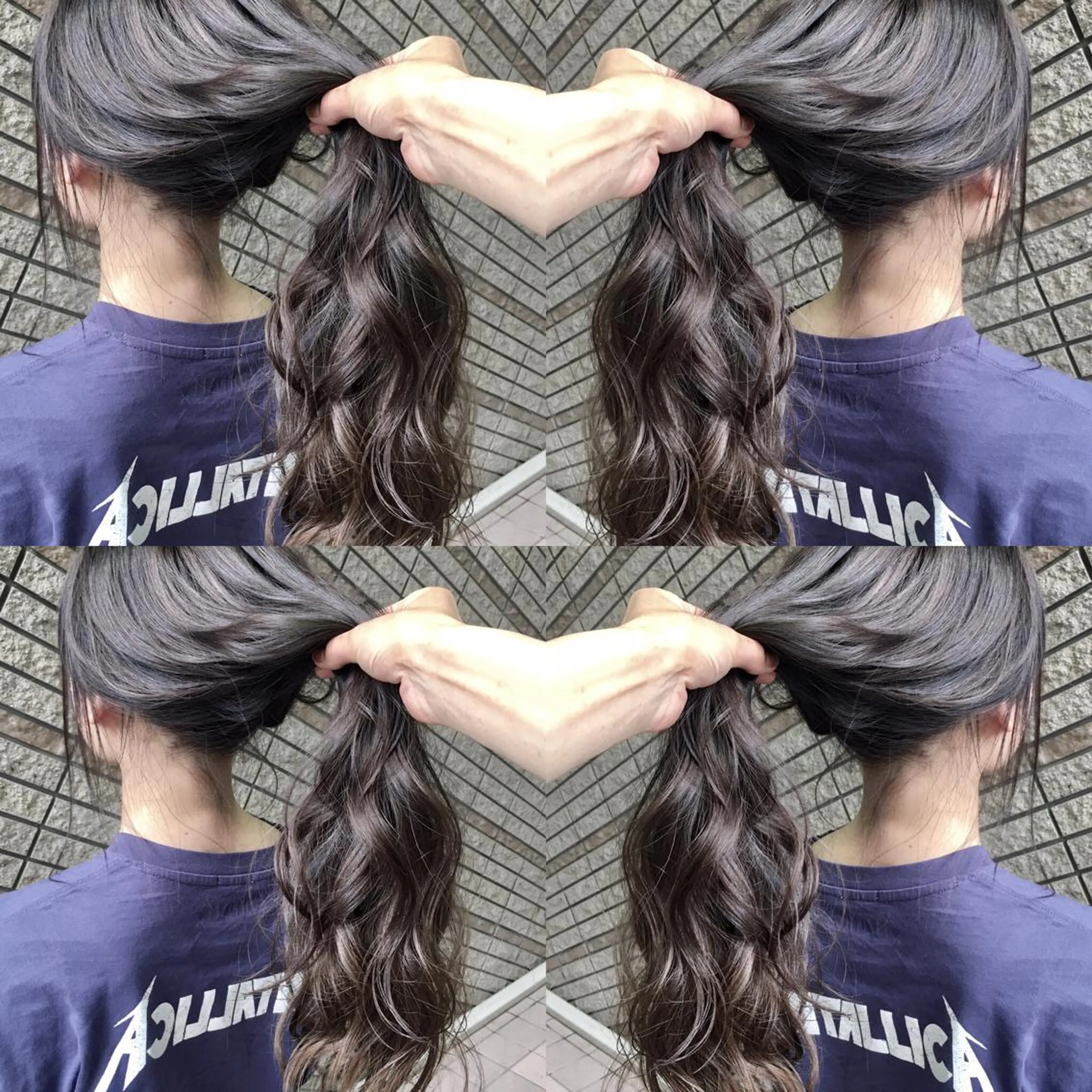 ロング カラー グレージュ イルミナカラー 外国人風カラー 縮毛矯正 N° jillva ♦️川端裕司♦️のヘアスタイル