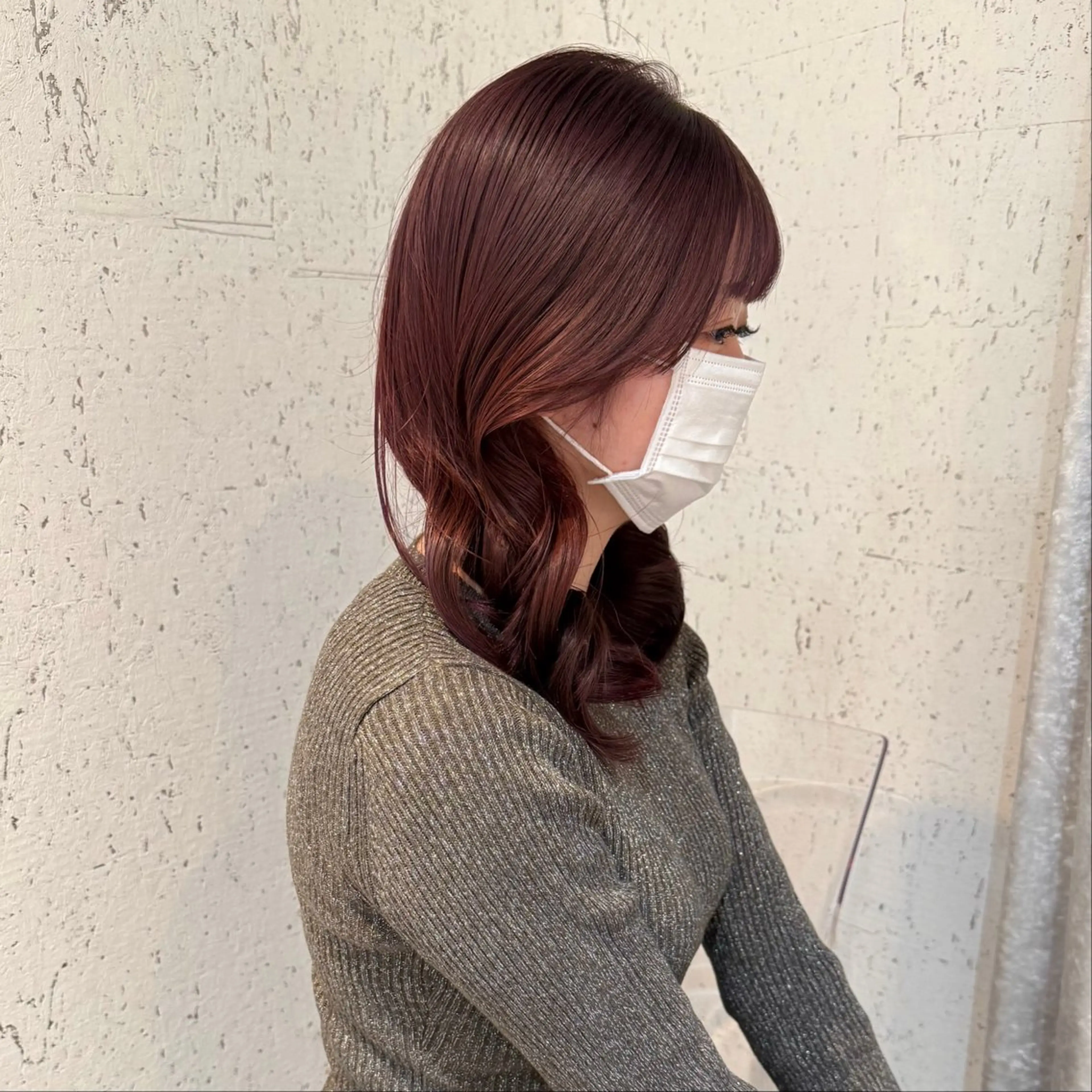 ミディアム カラー ブリーチ カット ヘアカラー トリートメント mai / linoah˚✧のヘアスタイル